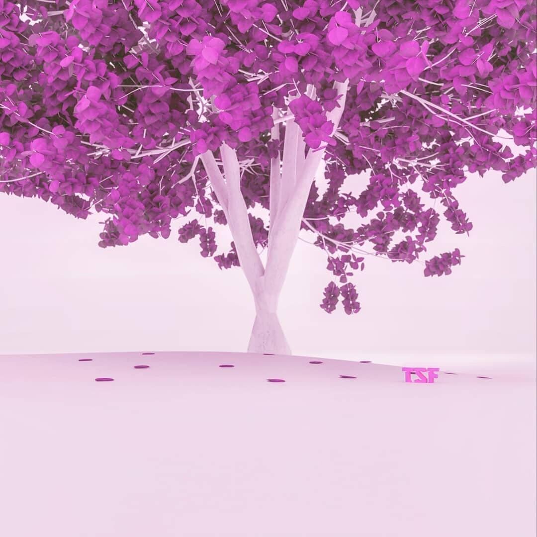 ArtStation - Pink tree