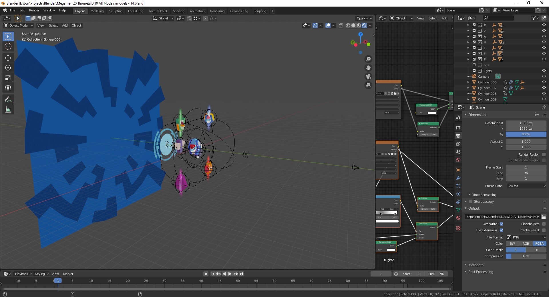 Jonathan Simonson - Mega Man ZX Biometal Models