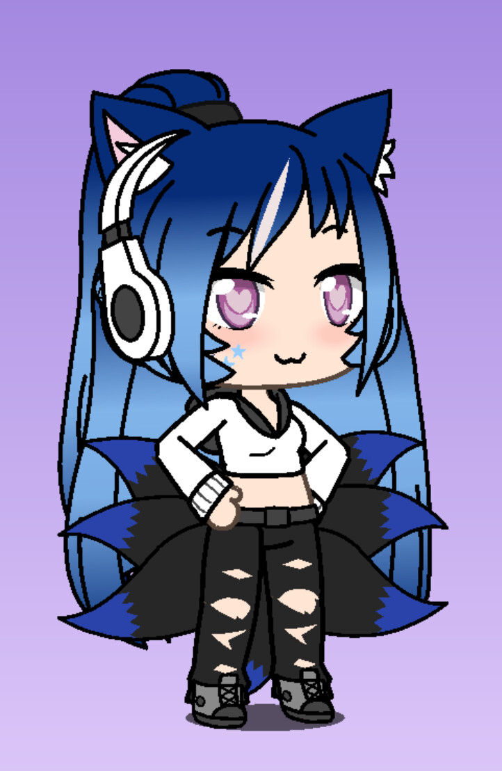 Artstation My Gacha Life Oc Itz Berra D