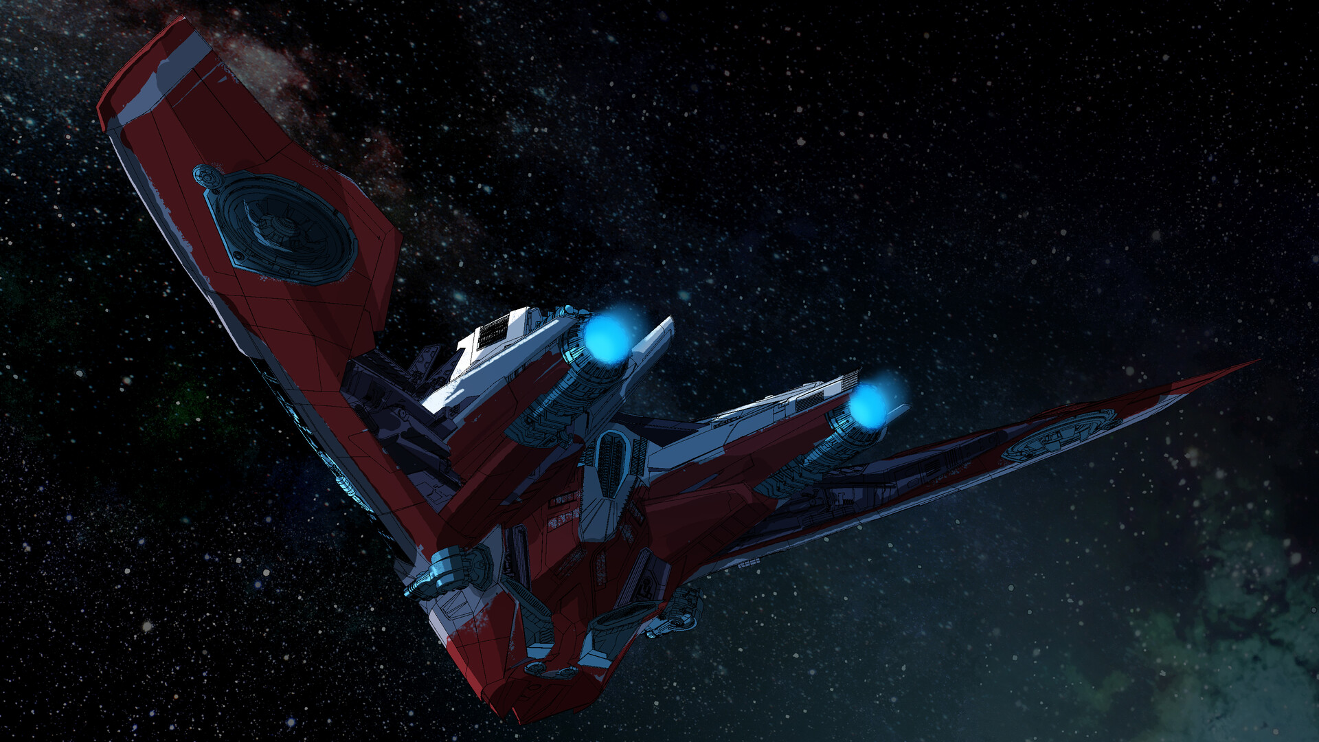 ArtStation - Guardians of the Galaxy 2-D spaceship renders