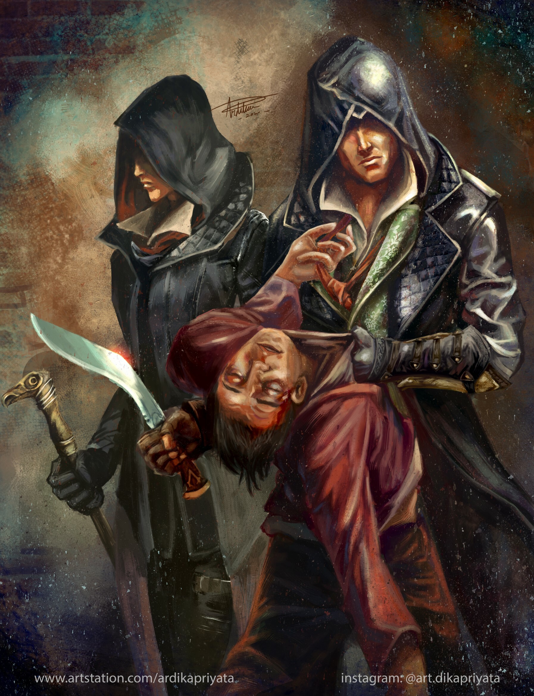 Ardika Priyata Frye Twins Assassin S Creed Syndicate Fanart