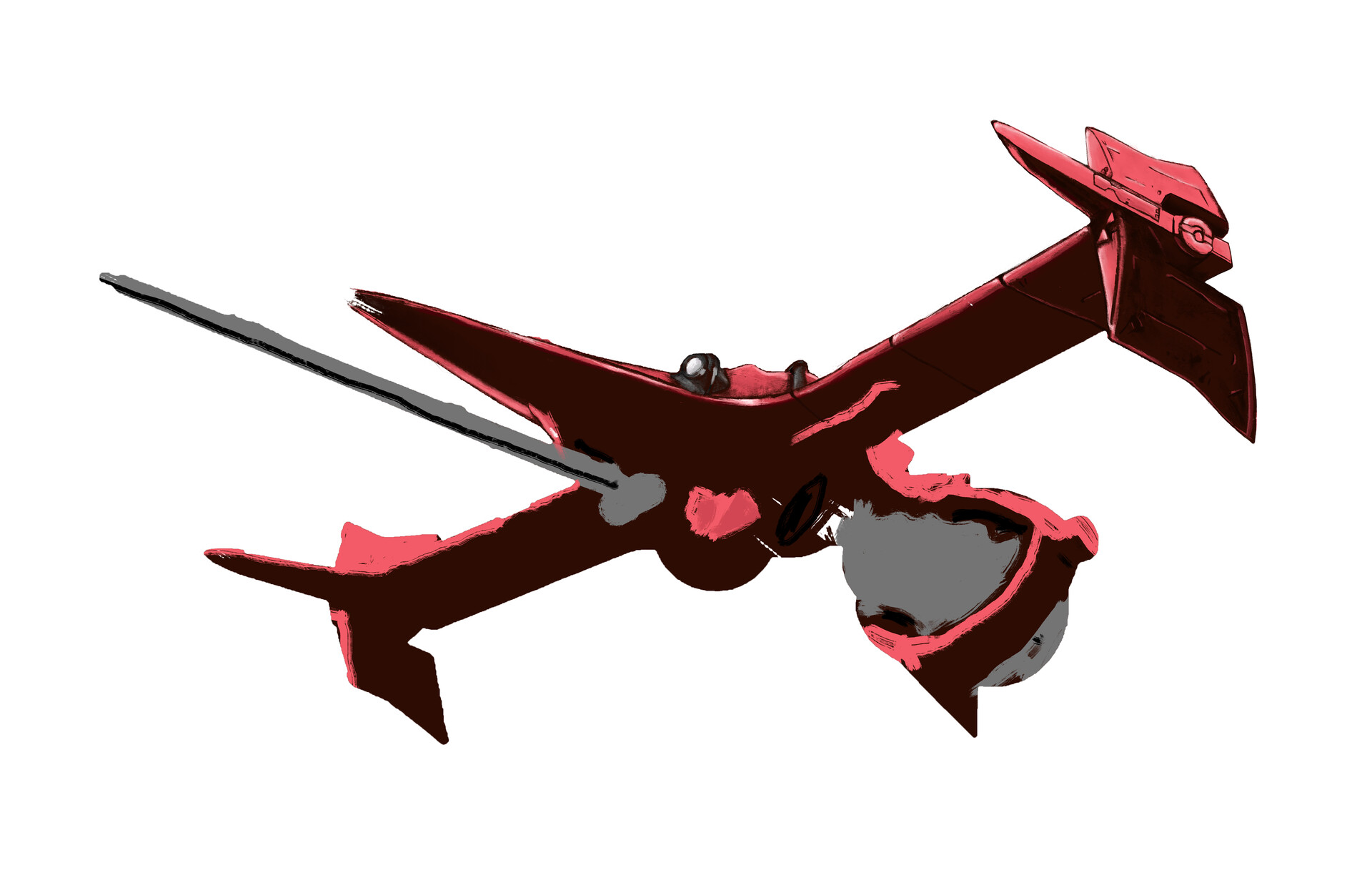 Bodi Tibosch - Cowboy Bebop Swordfish II spaceship