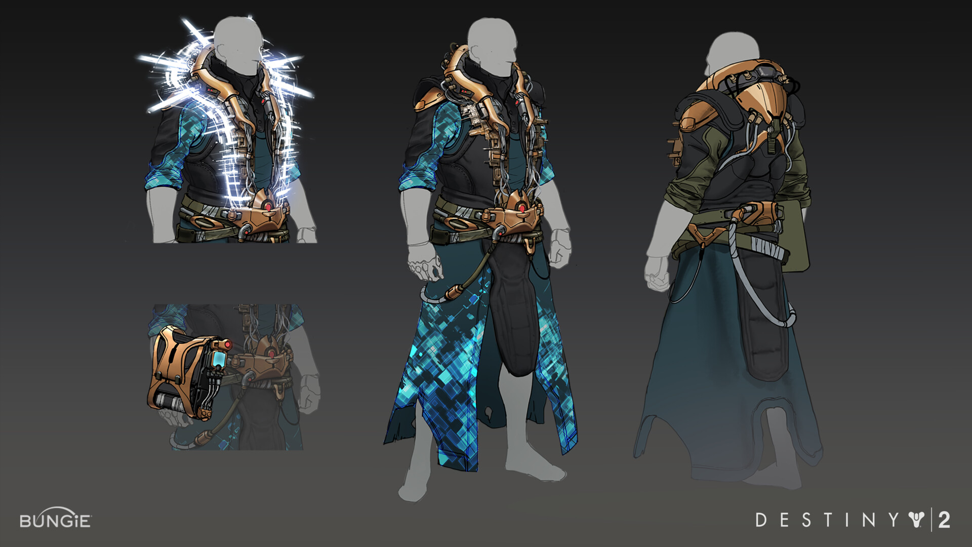 Here's a part of the collection of concepts I contributed to Destiny 2...