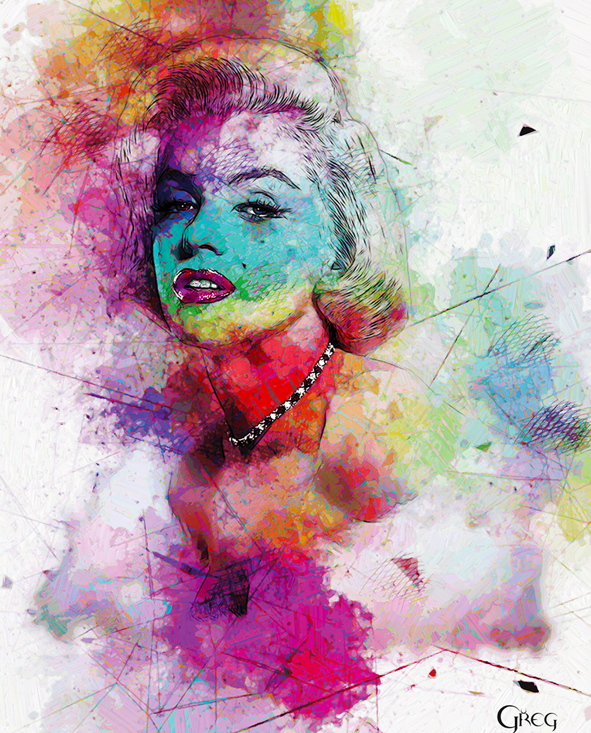 ArtStation - Marilyn Monroe