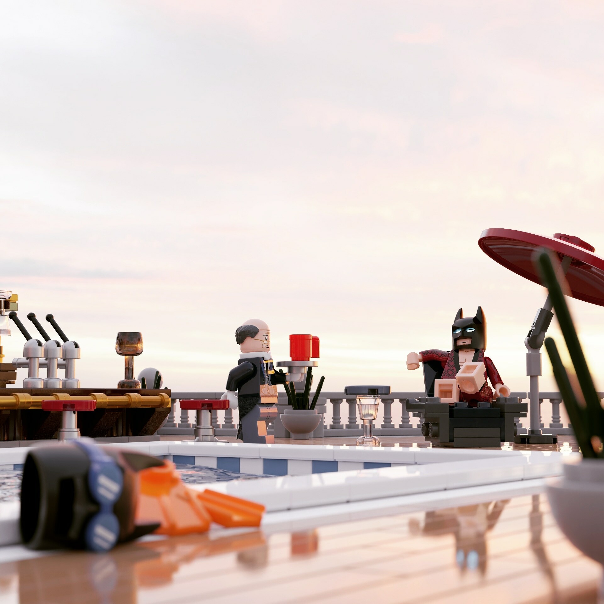 Wayne manor lego sale