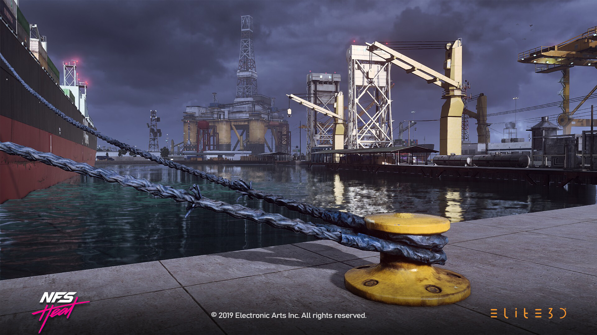 elite3d studio - Need for Speed Heat Props and Environments