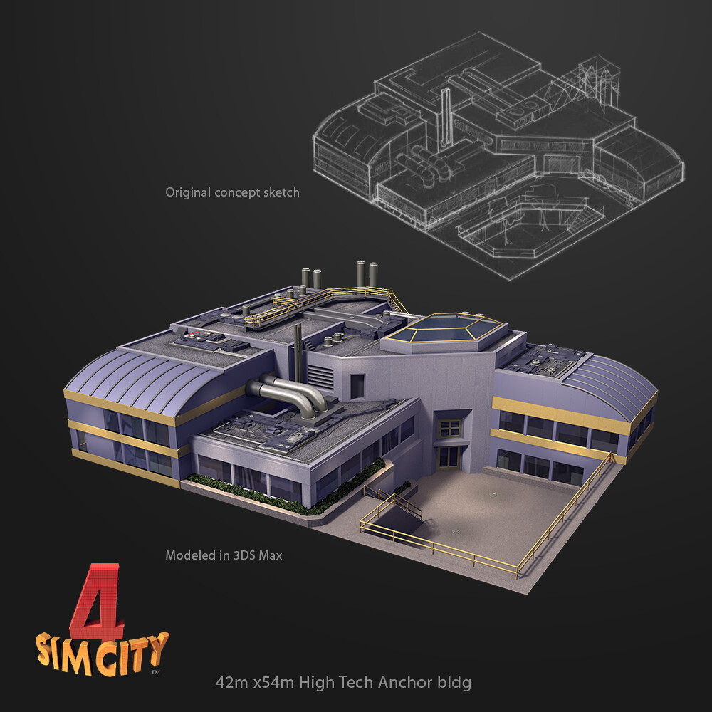 Artstation - Simcity4 Buildings