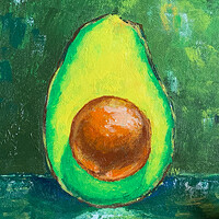 Artstation Avocado Cg Procreate Anastasiya Vorontsova