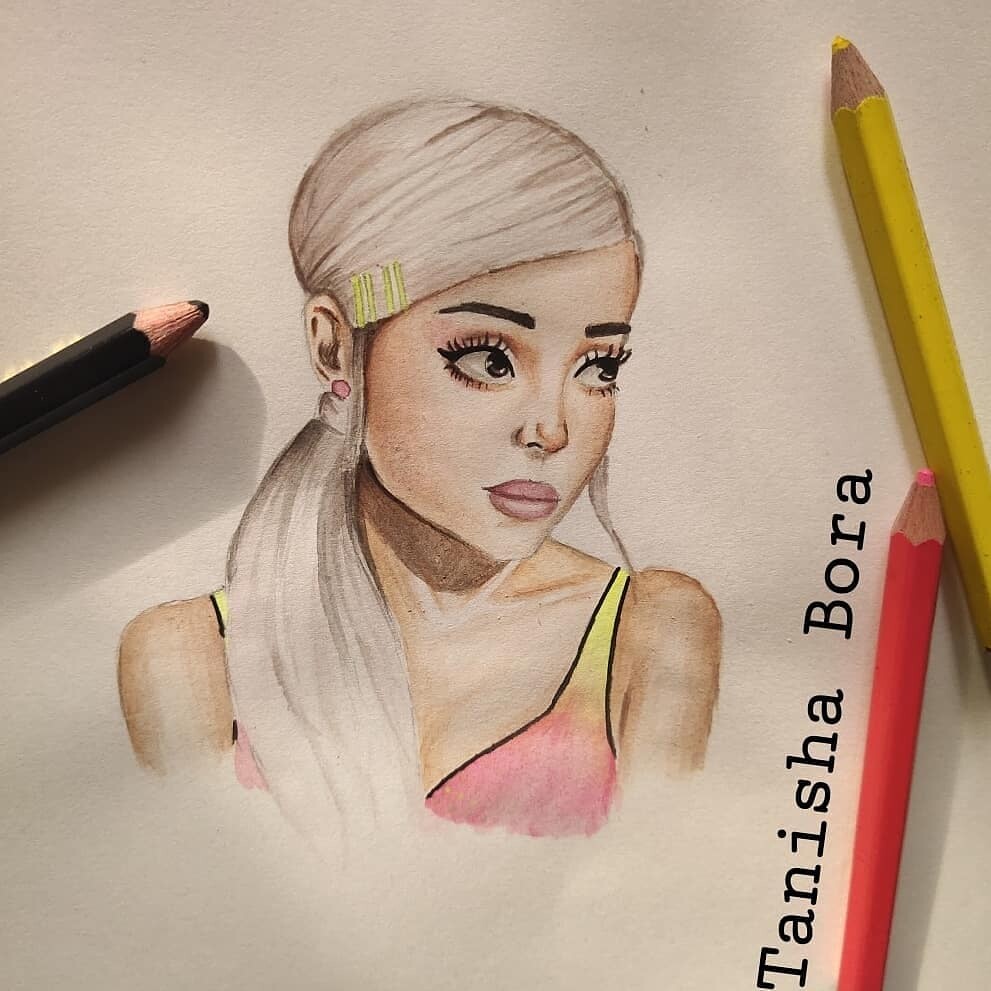 Ariana Grande Outline Pls Rate And U Can Request One - Sketch, HD Png  Download , Transparent Png Image - PNGitem