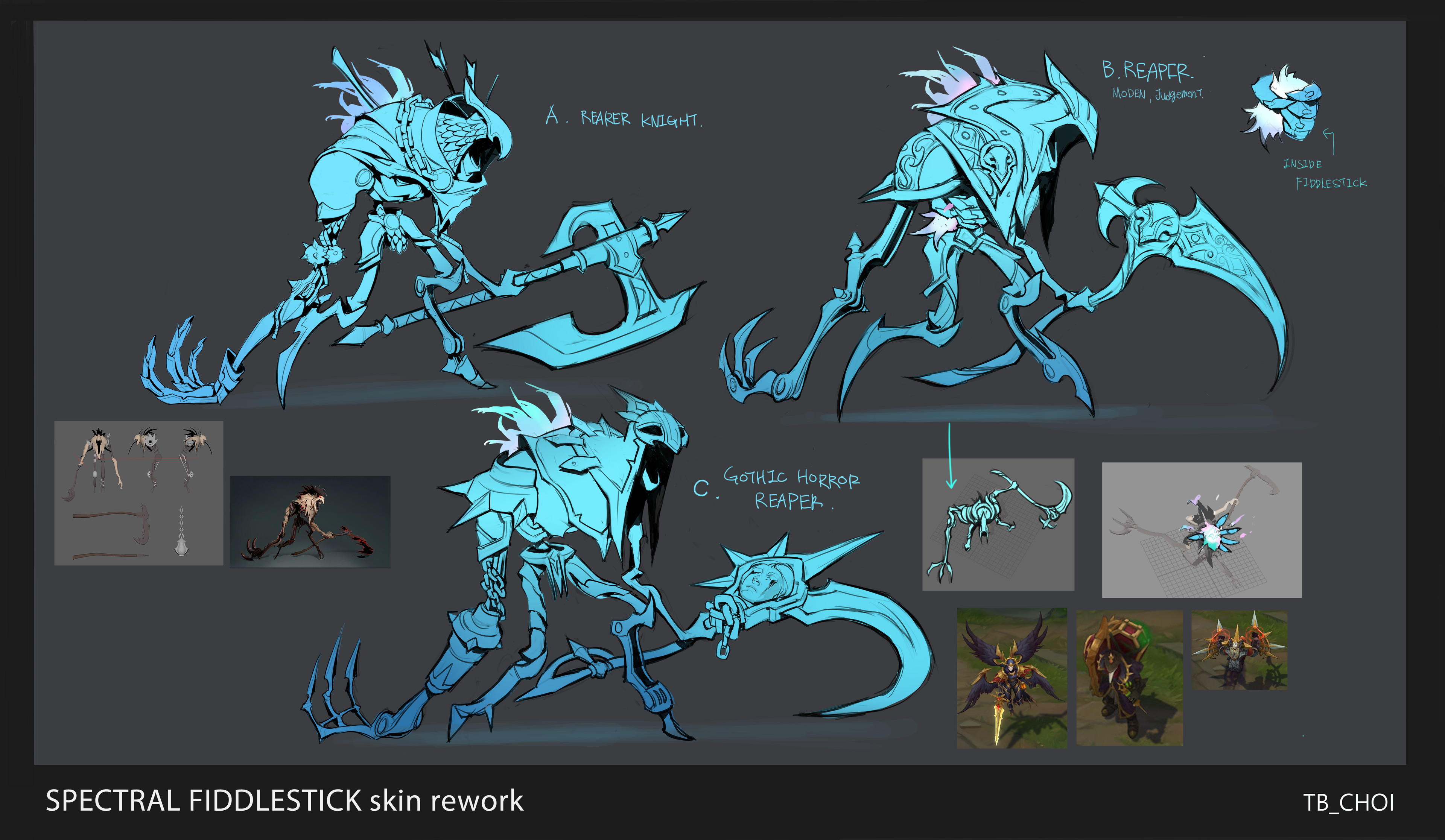 Tb Choi League Of Legend Character Skin Concept His abilities have also switched from a green spectral color theme to a blood thirsty red and black theme. league of legend character skin concept