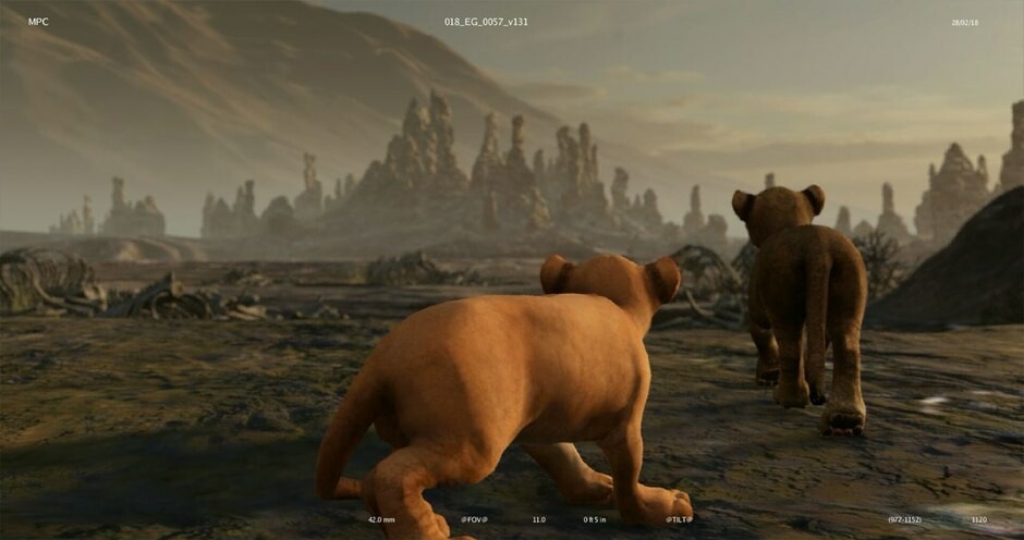 Previs models used in VR to pre-visualise the film and map out scenes