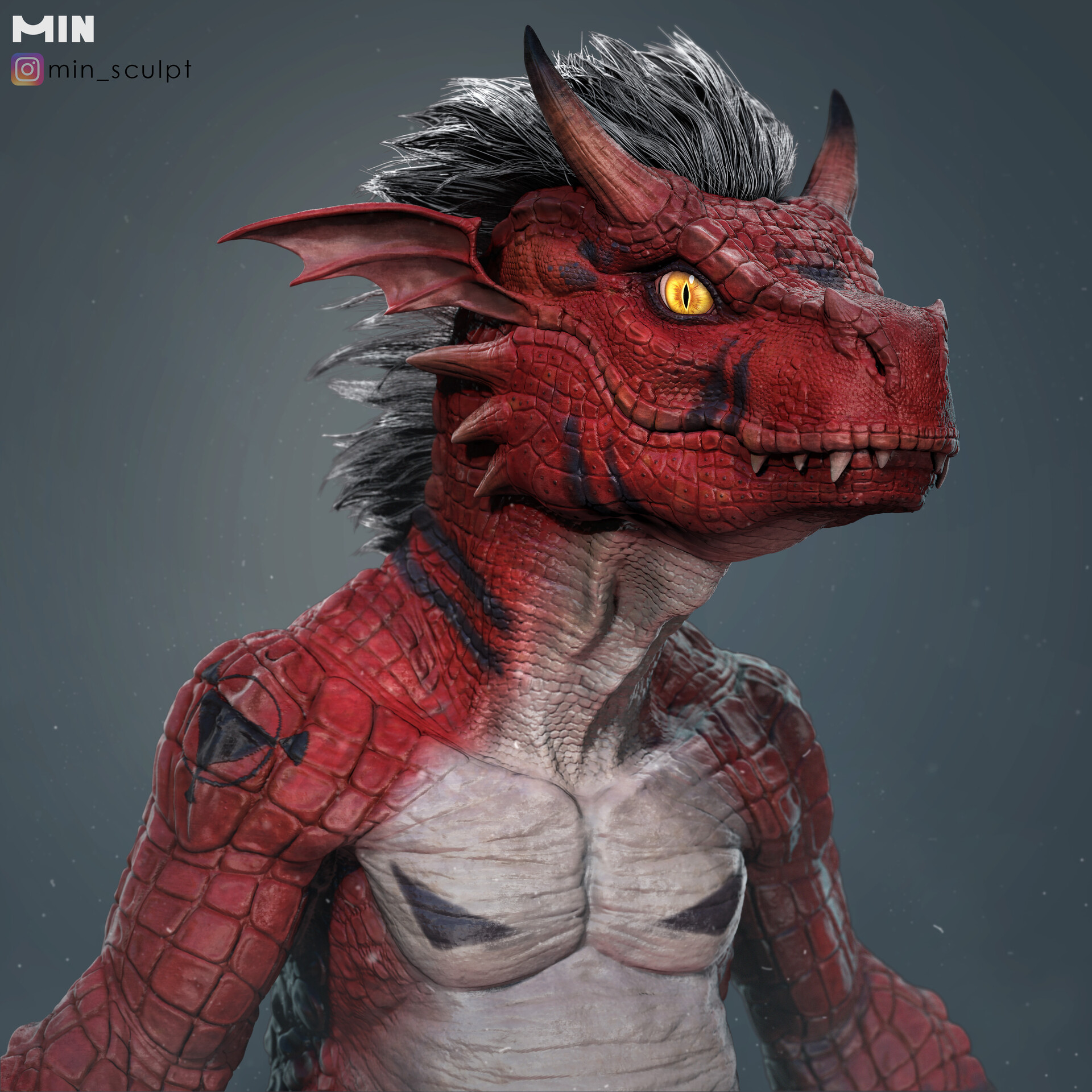 Min Kian - Digimon - Growlmon