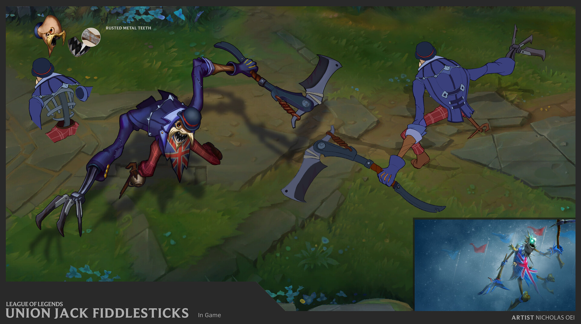 Featured image of post Fiddlesticks Union Jack Antiga Includes a new model new texture and new splash image