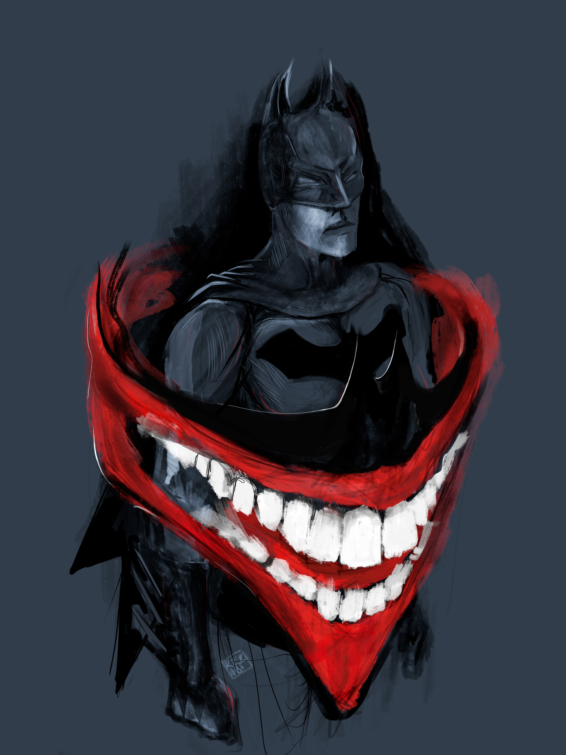 ArtStation - Batman-Joker Dijital painting