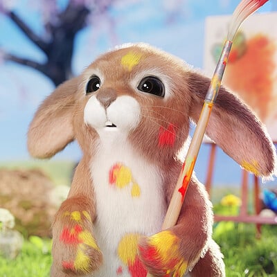 Michi brandstetter bunny cute artist 1400