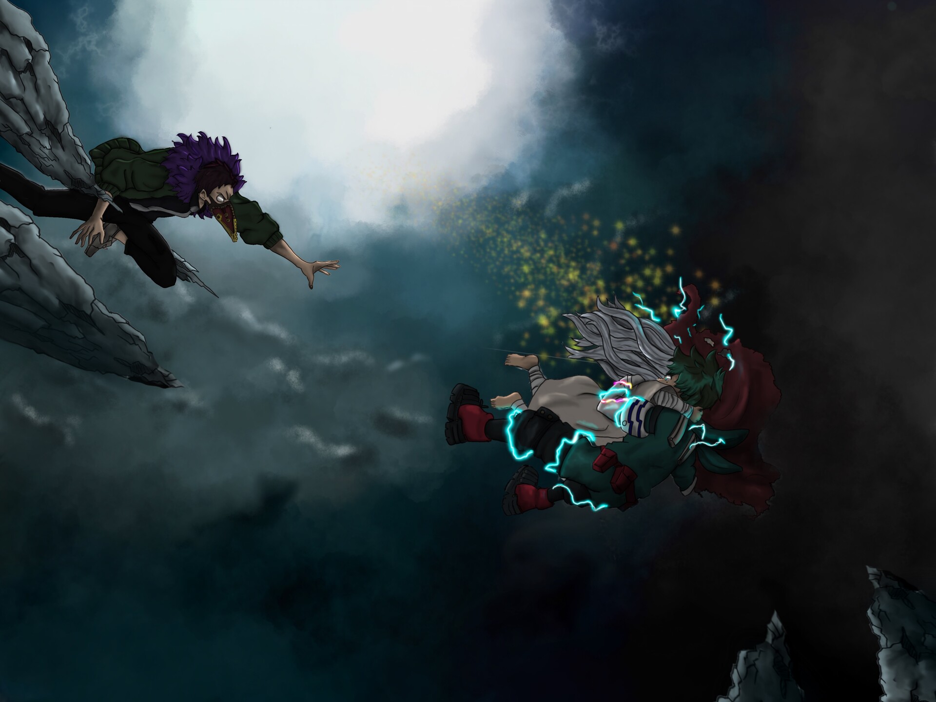 Artstation Overhaul Vs Deku Bethany Cassap Wallpaper abyss hd wallpapers, background images. overhaul vs deku bethany cassap