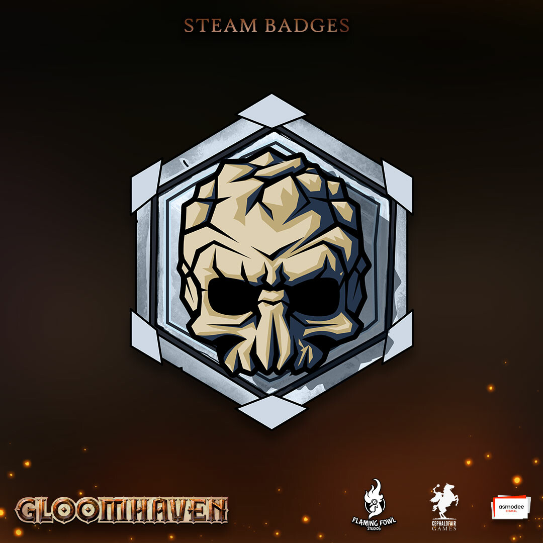 ArtStation - Gloomhaven Steam Badges