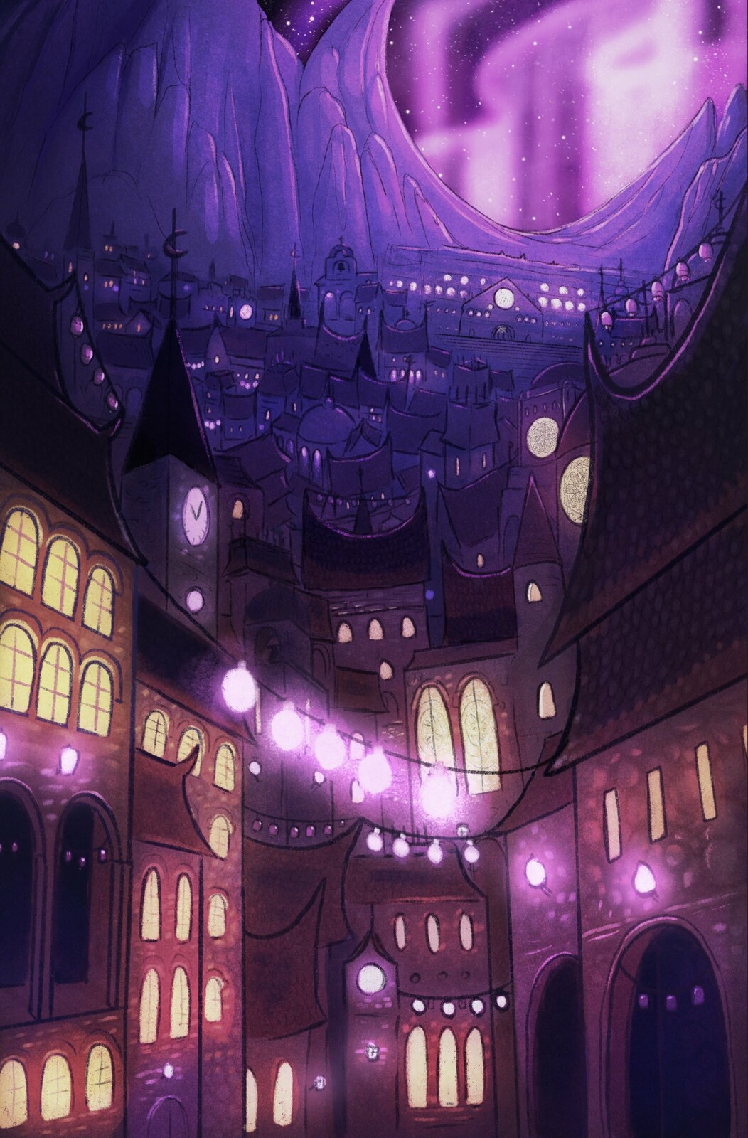 Background from a page in Chapter 3 of Jack Beloved - a webcomic 