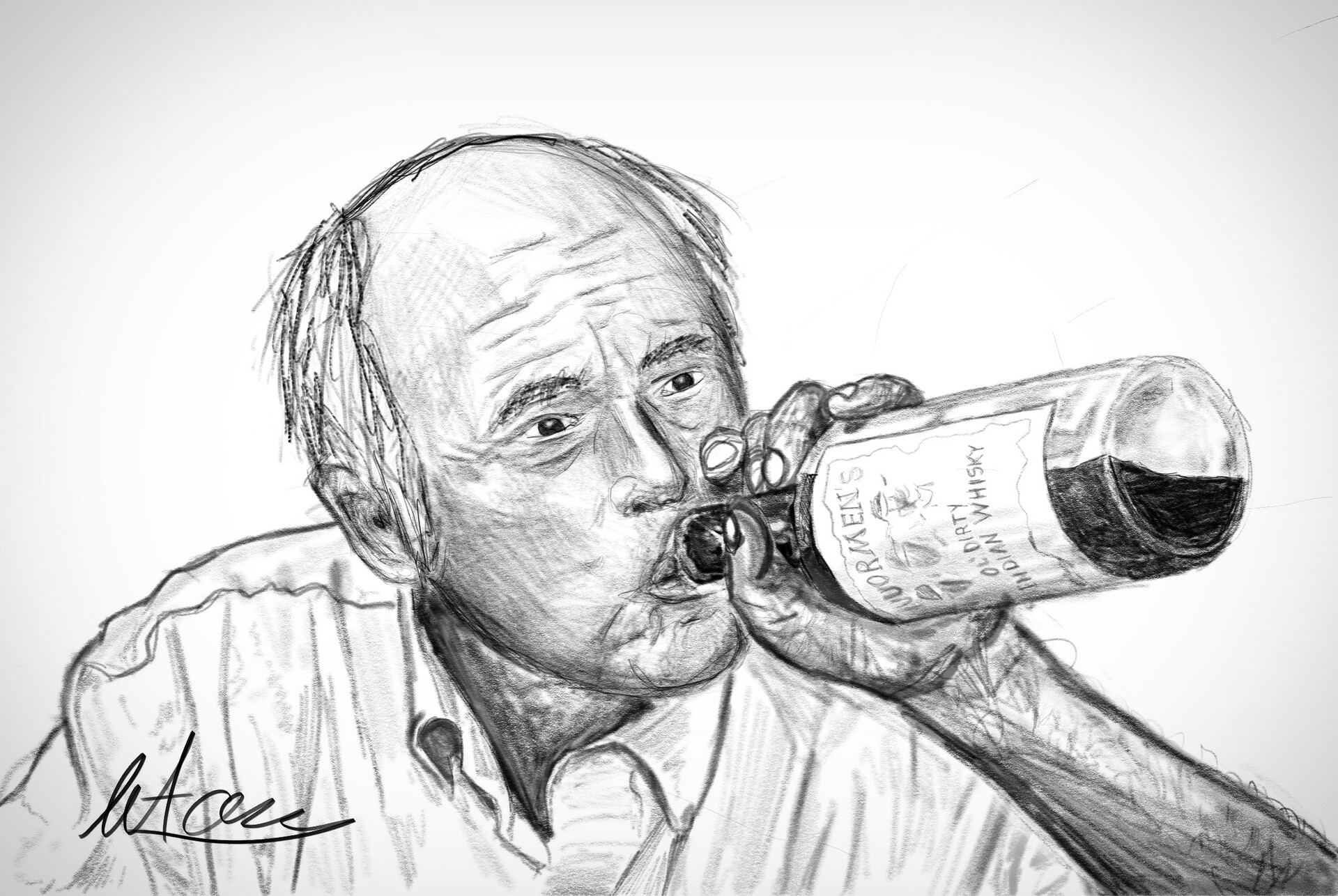 Artstation Trailer Park Boys Jim Lahey Sketch Drawing Fanart Lucas Whitaker,Vector Globe Line Drawing