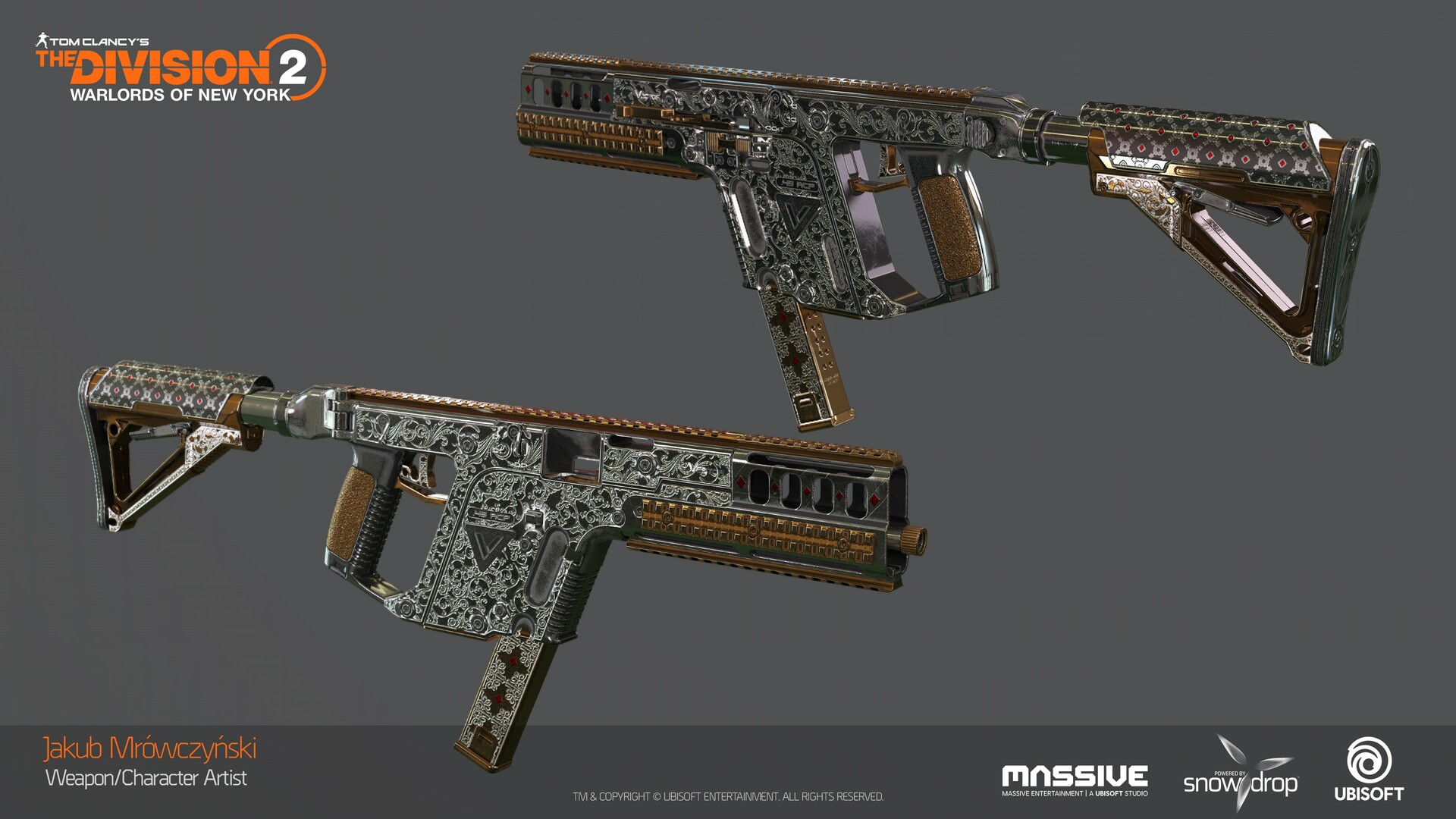 Artstation The Division 2 Kriss Vector Skin Jakub Mrowczynski