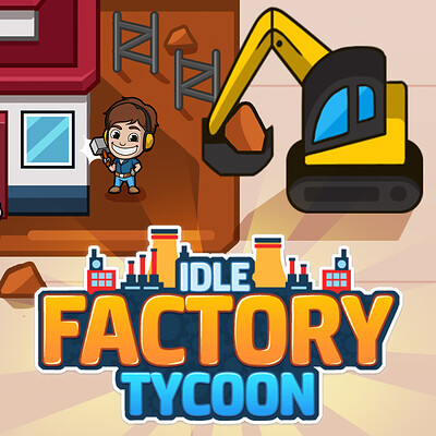 ArtStation - Idle Miner Tycoon- CRO assets for Google Play and