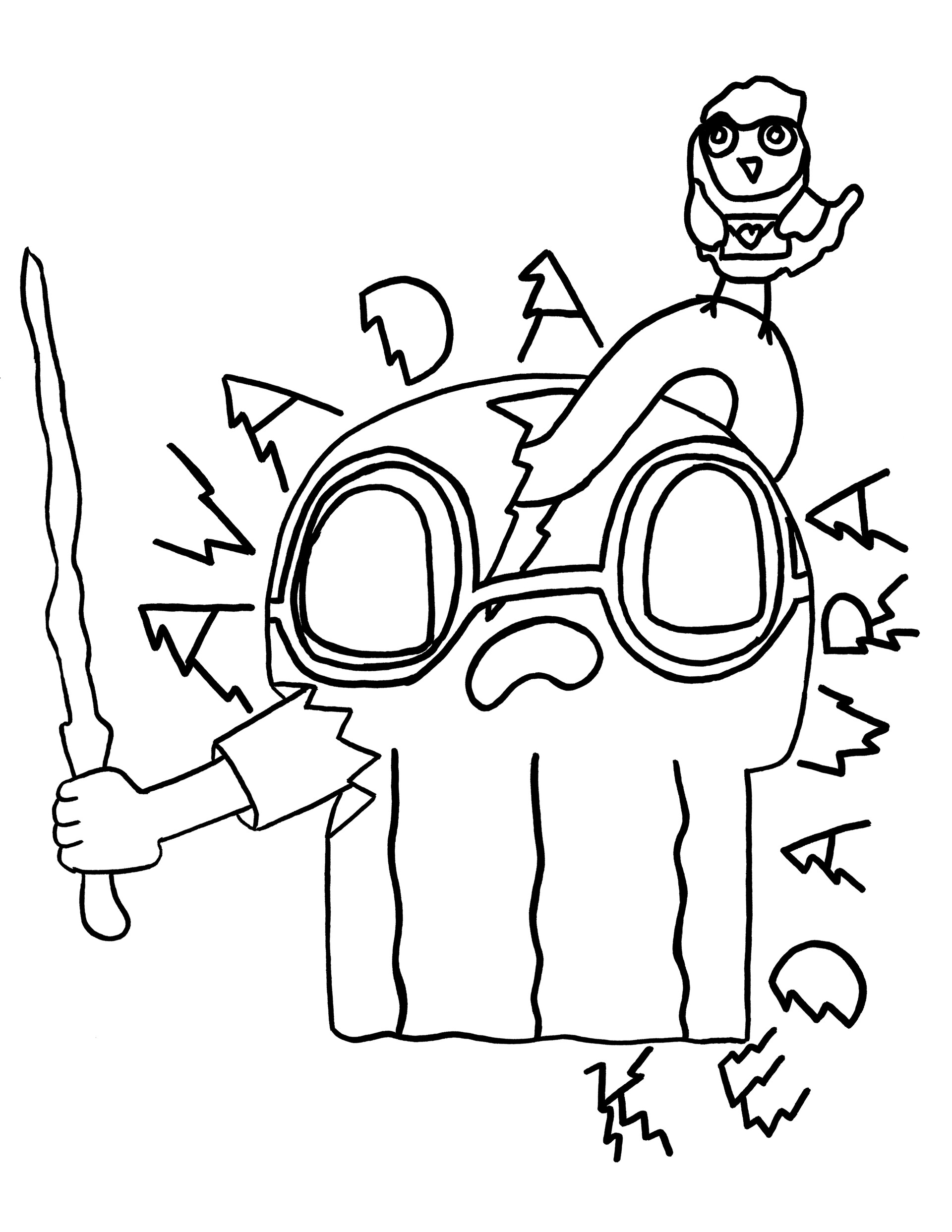 Artstation Coloring Page Illustration Collection Ty
