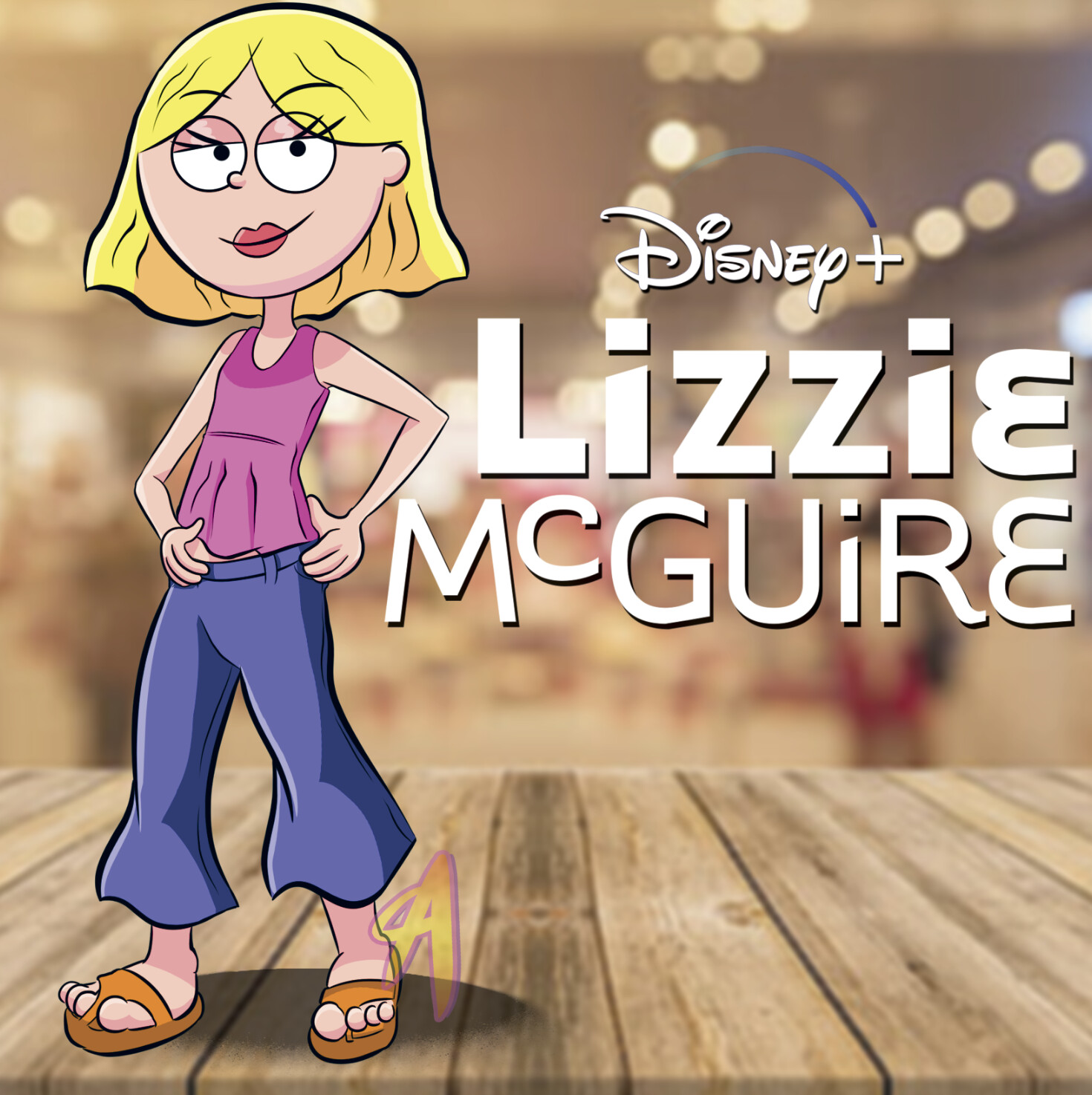 Artstation - Lizzie Mcguire Disney Plus (Fake Promotion)