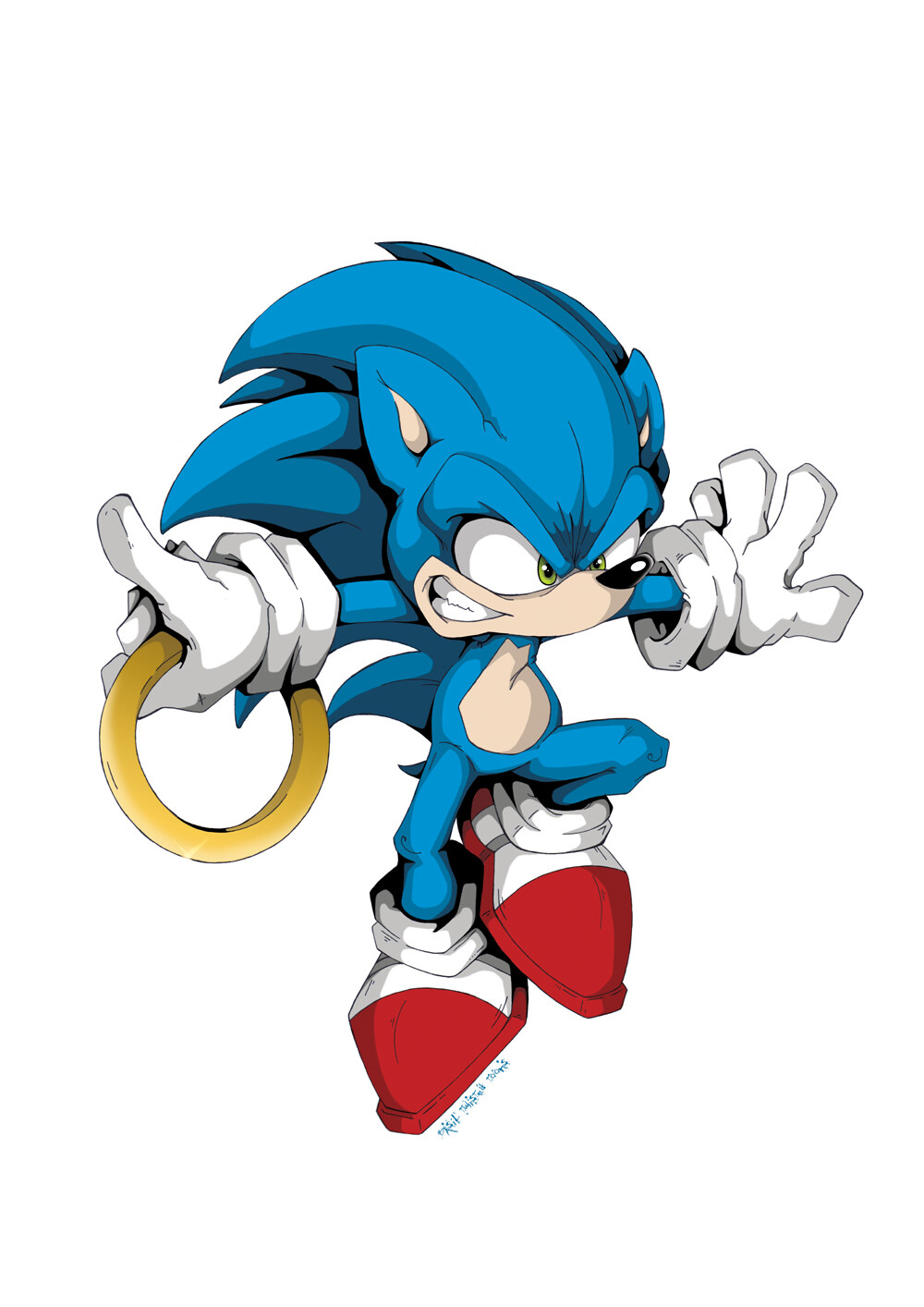 ArtStation - Sonic the Hedgehog cartoon