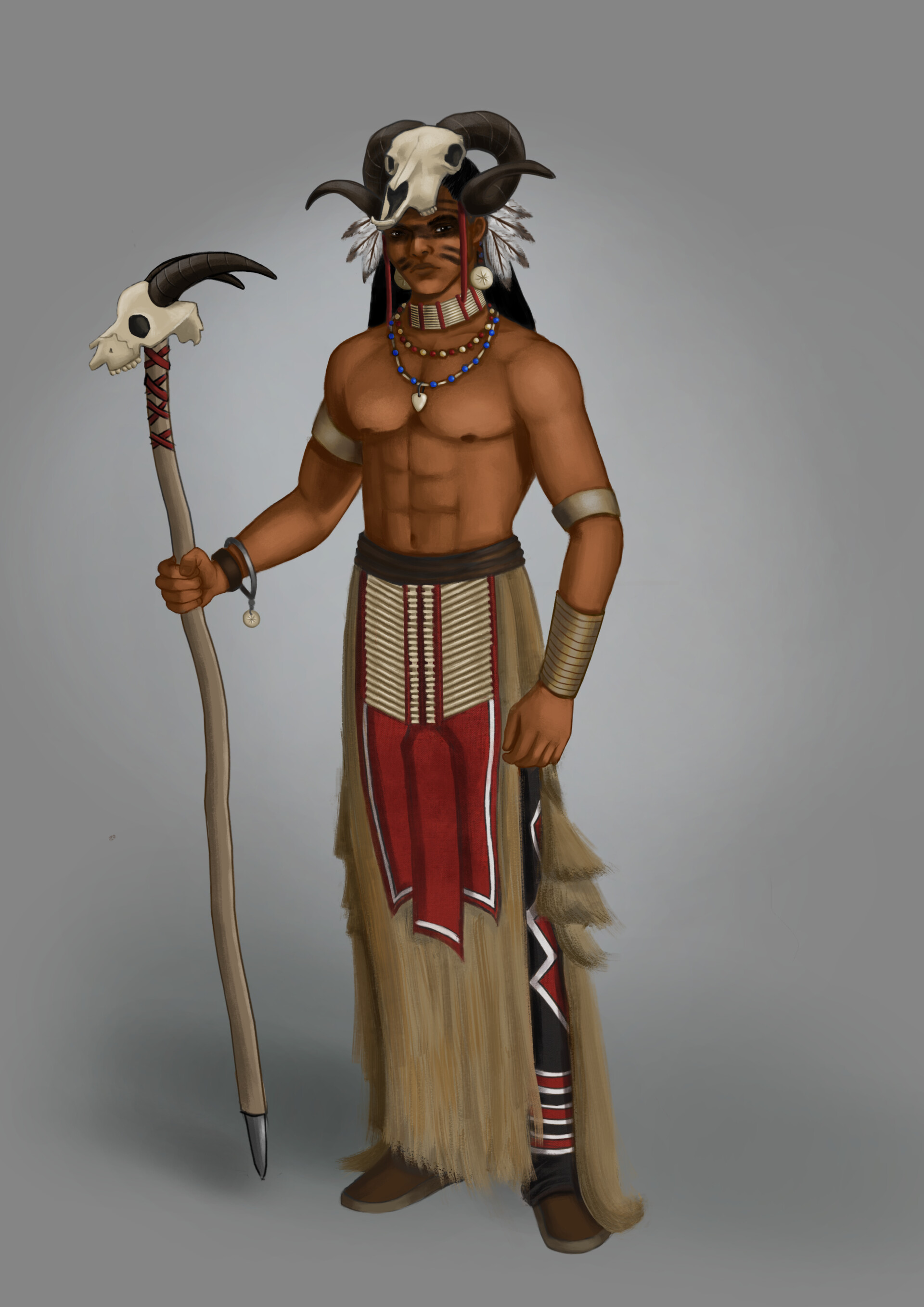 ArtStation Native American Shaman