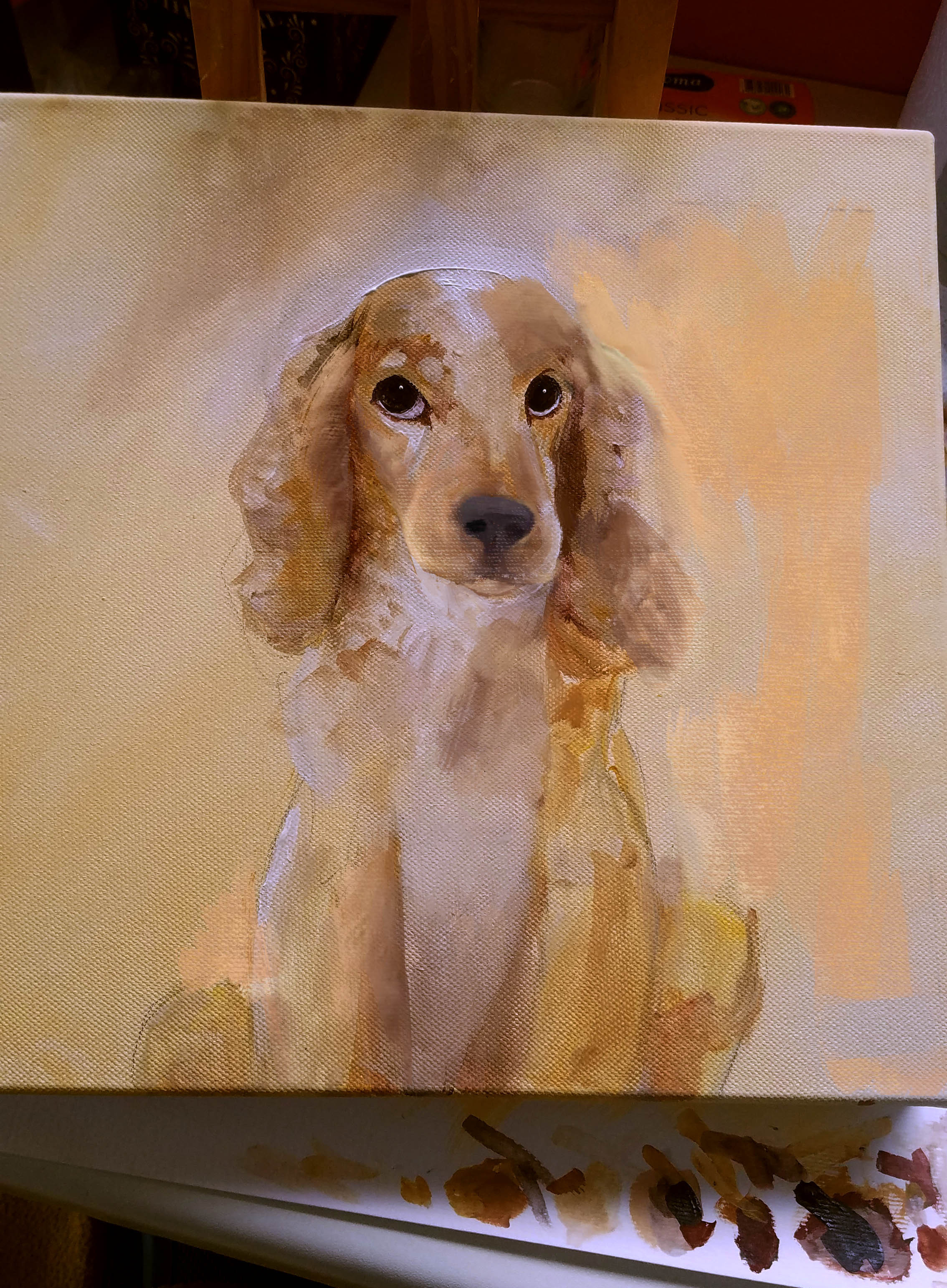 Moving onto smaller brushes