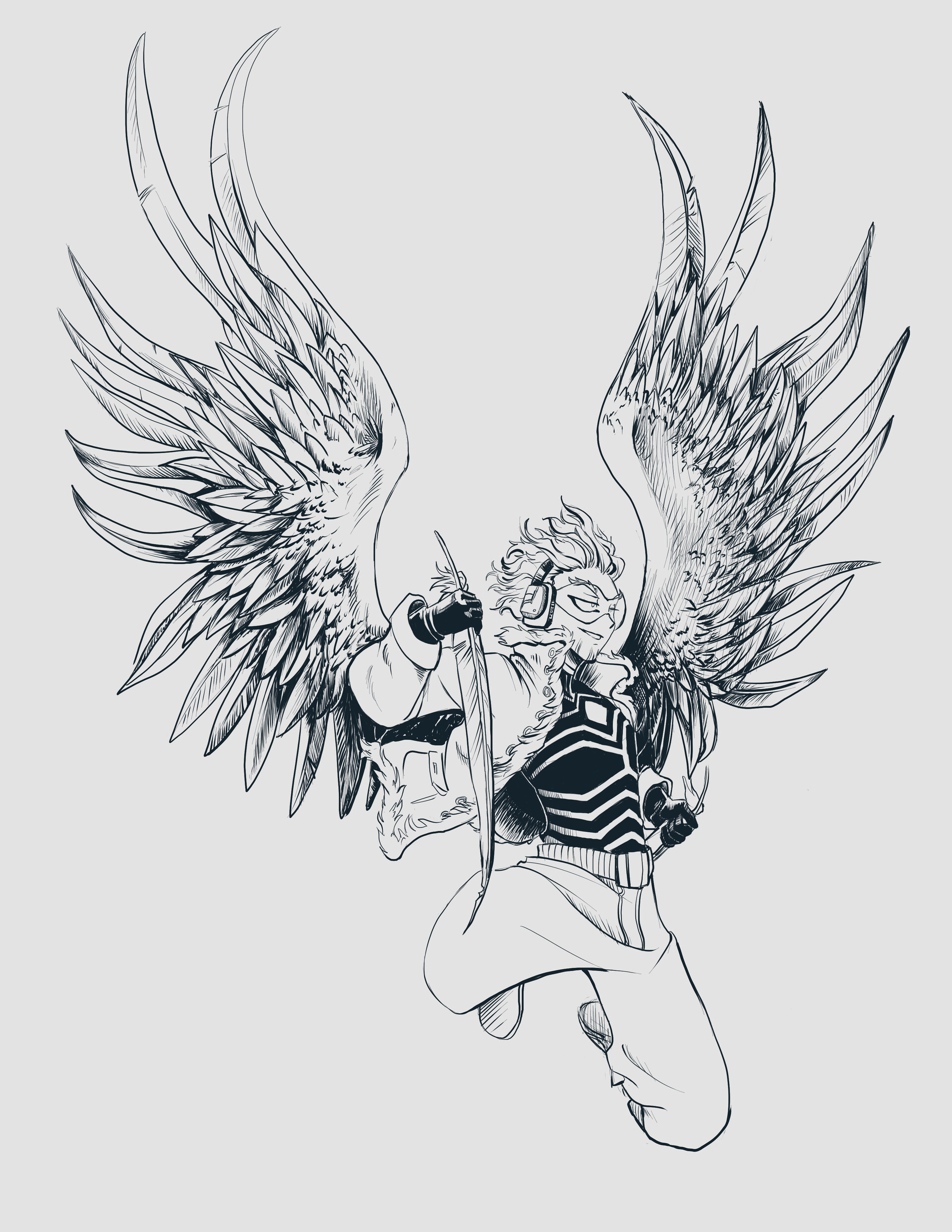 Bnha Hawks While the tallest is mezo shoji. bnha hawks