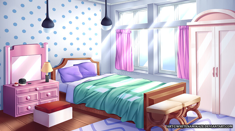 Để có thể sống trong một không gian phòng ngủ độc đáo, bạn có thể tham khảo hình ảnh nội thất phòng ngủ cô gái trong anime. Với các chi tiết trang trí cầu kỳ, màu sắc phối hợp hài hoà, không gian phòng ngủ trở nên ấm cúng, dễ chịu và vô cùng thu hút.