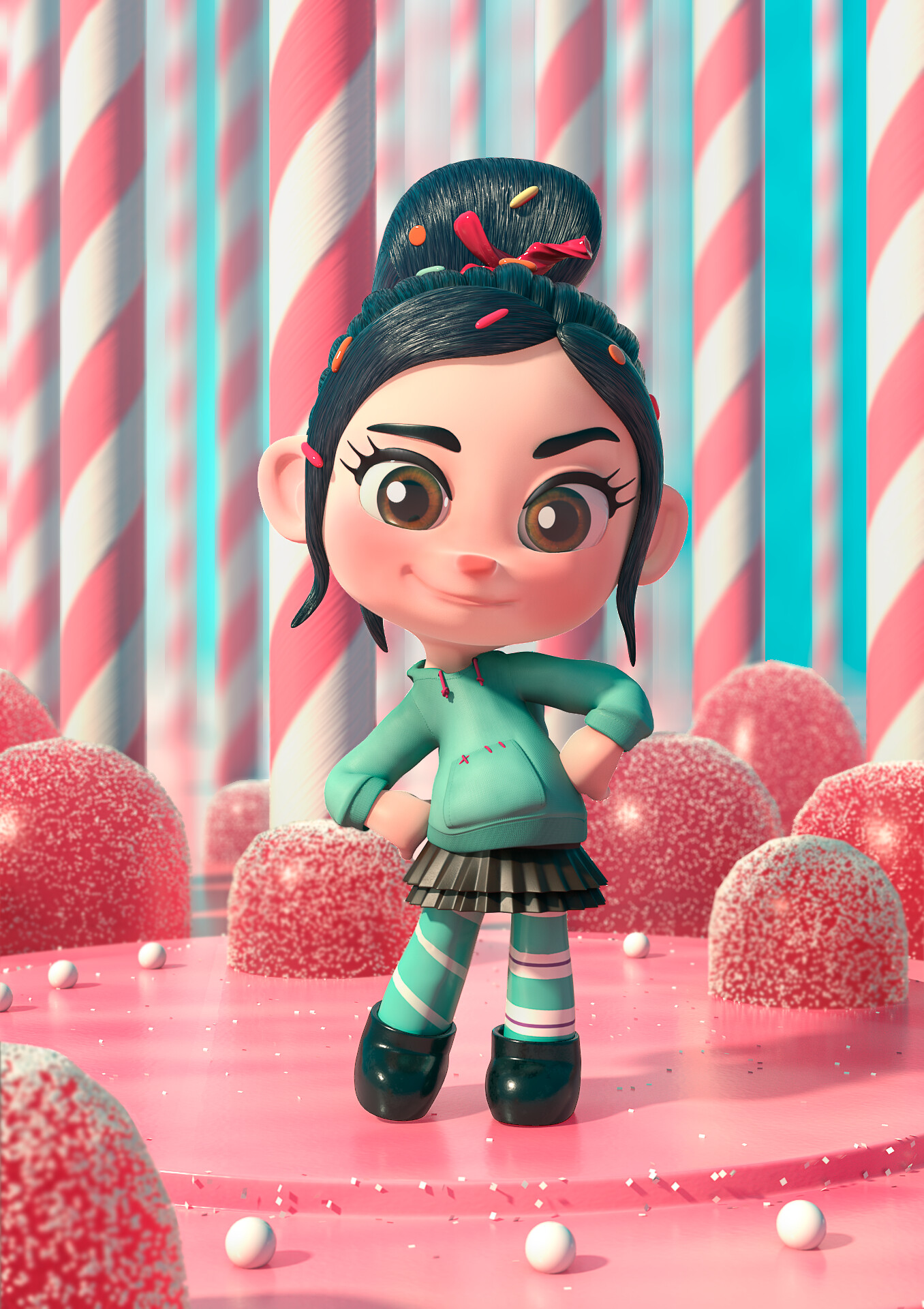 Vanellope Naked