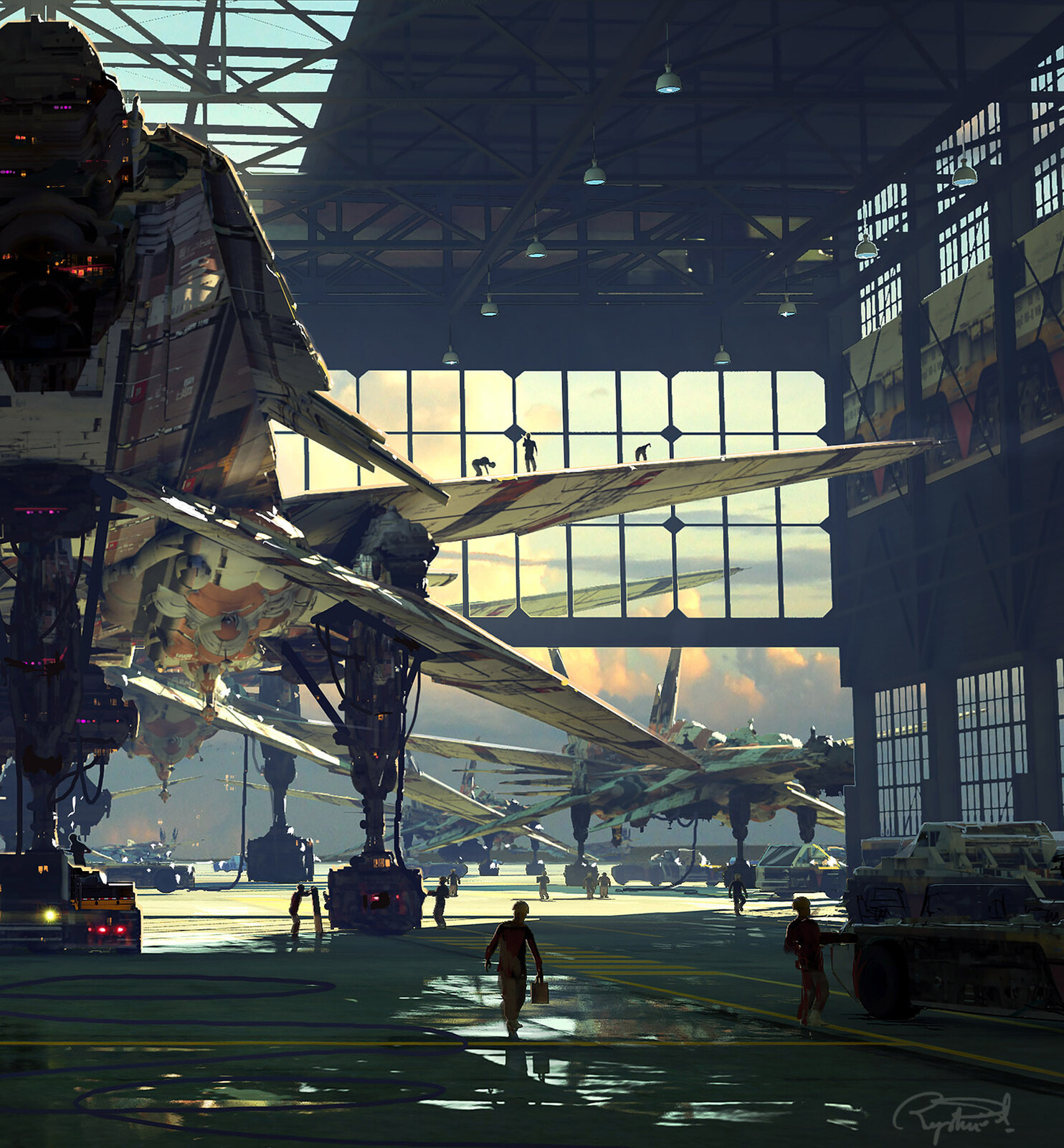 B19 Fleet (Hangar Scene) -Details