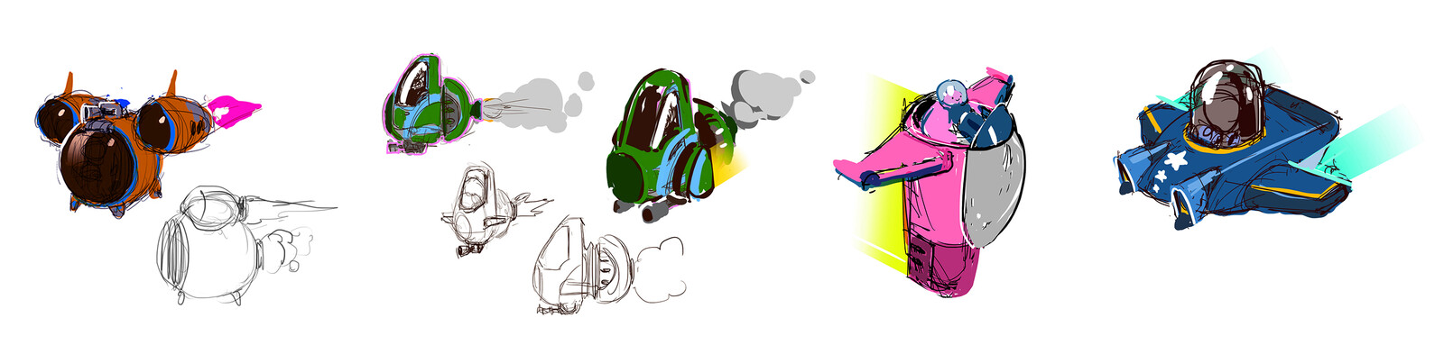 Everyone's spaceships :)