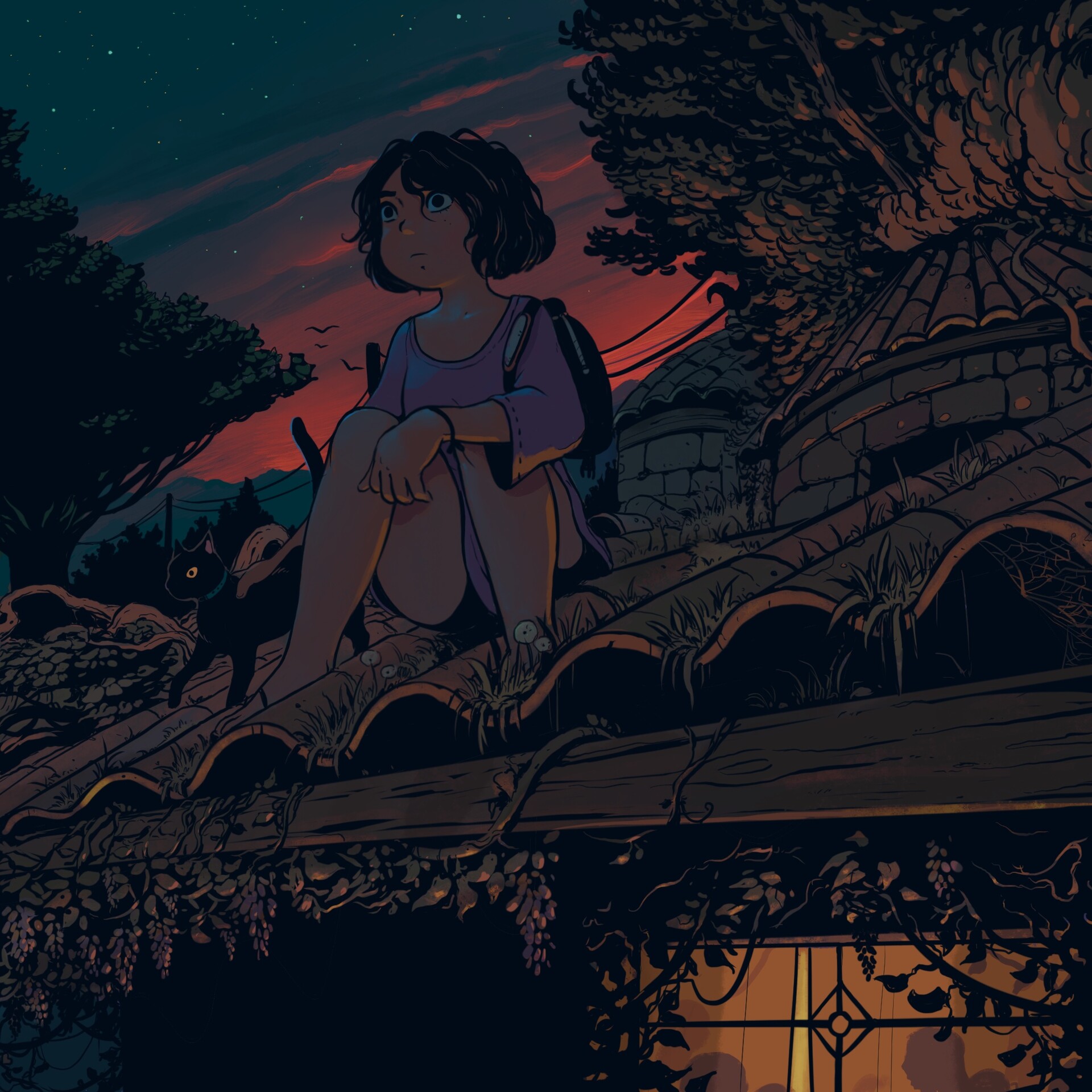 Artstation I Am A Night Cat Moonshen Timojim