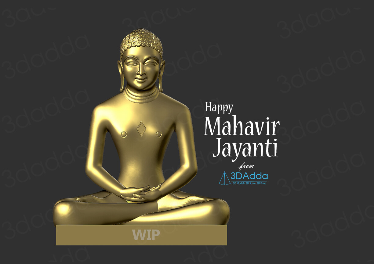 Artstation Mahavir 3d Model For 3d Printing Vicky Kapure