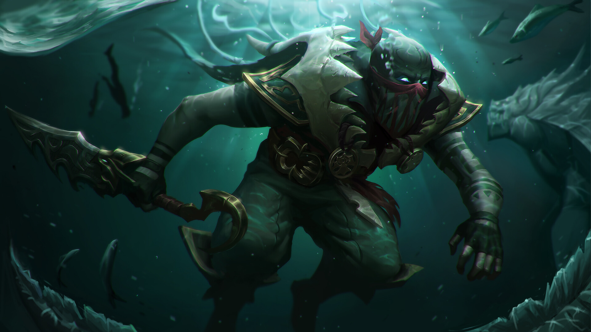 Artstation Pyke Fan Splash Art Mario Tsota