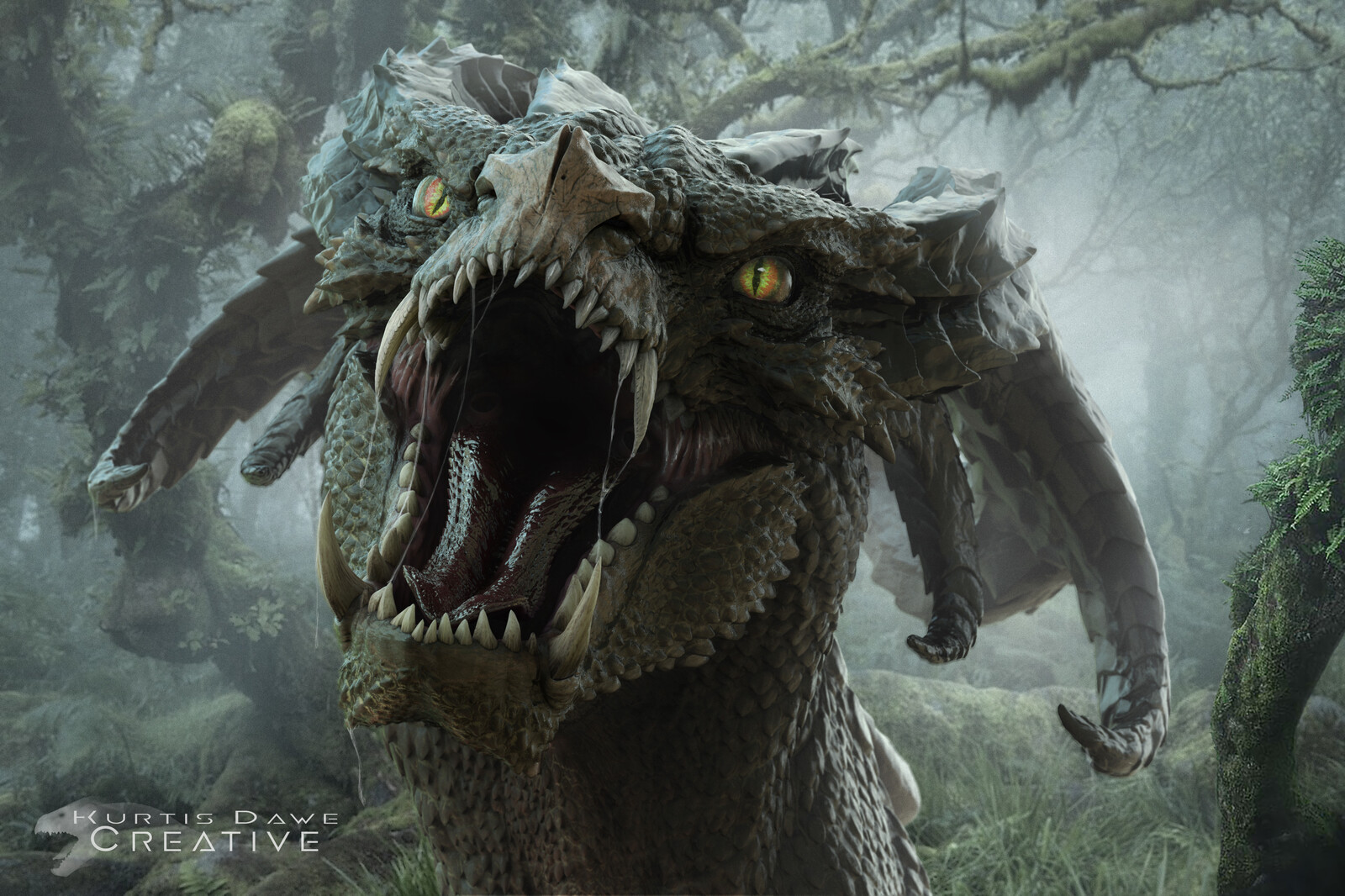 Misty Forest Dragon