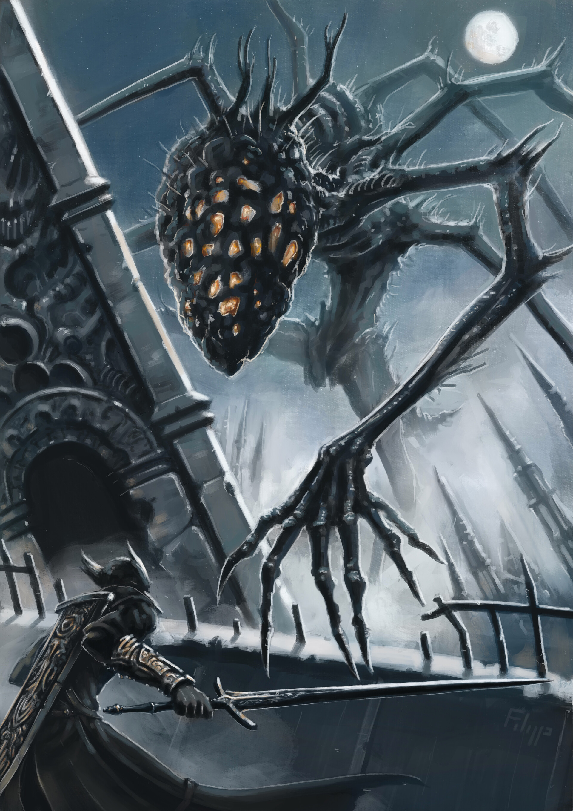 ArtStation Return to Yharnam A Bloodborne tribute