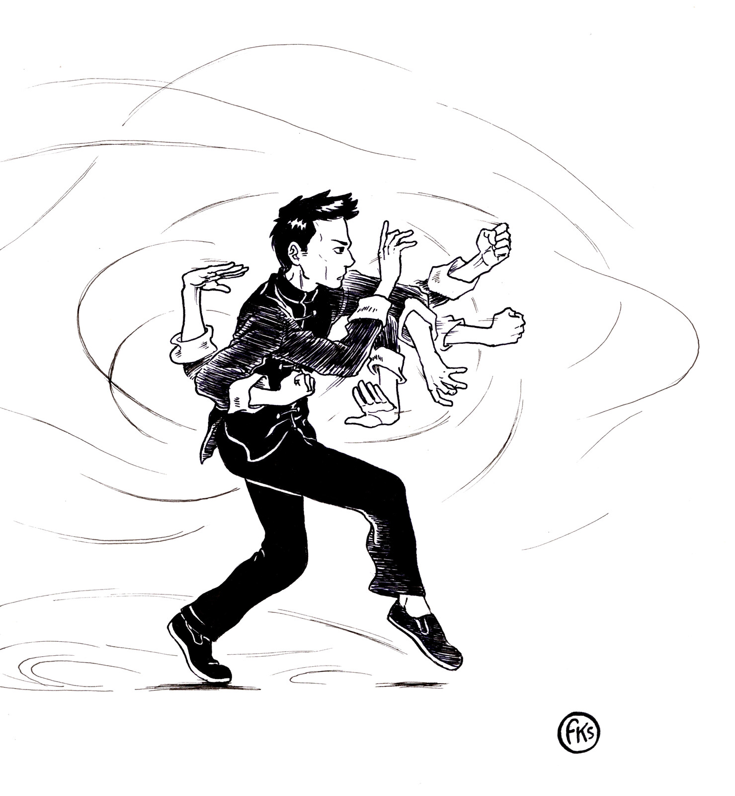 FLOWING