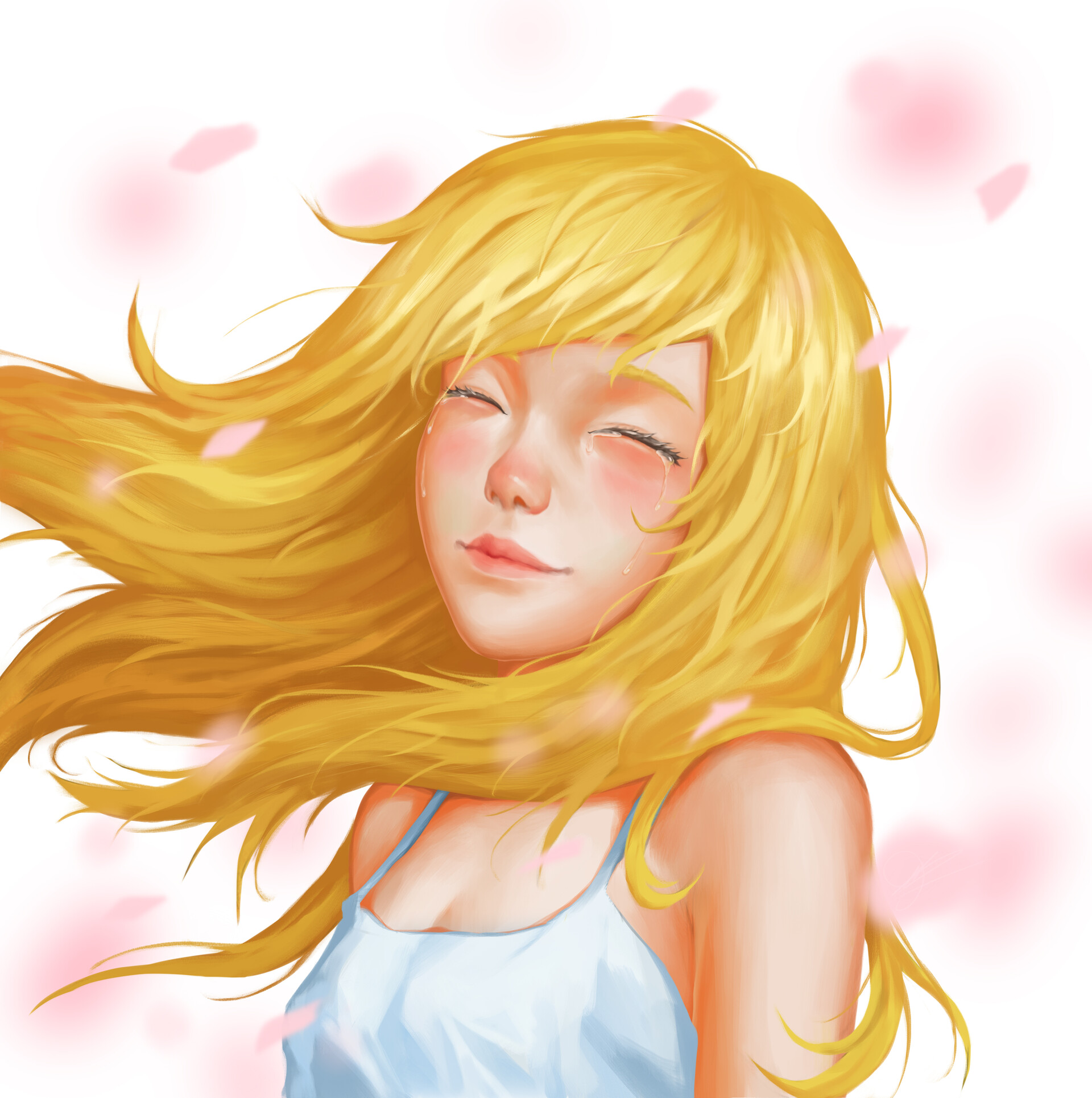 Wallpaper Artstation Fanart Kaori Miyazono Shigatsu Wa Kimi No Uso Linh For Free