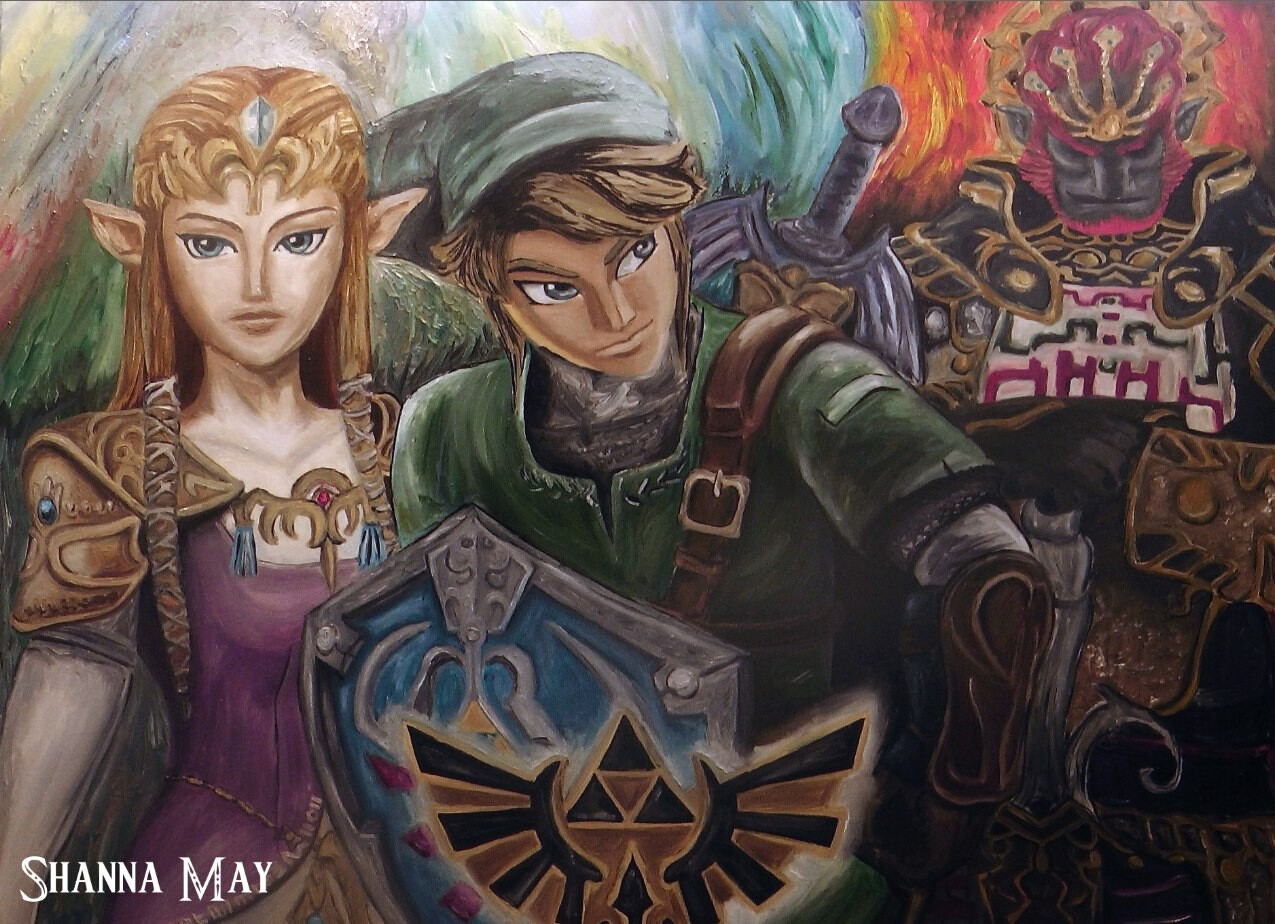 Artstation Twilight Princess Traditional Painting Shanna May