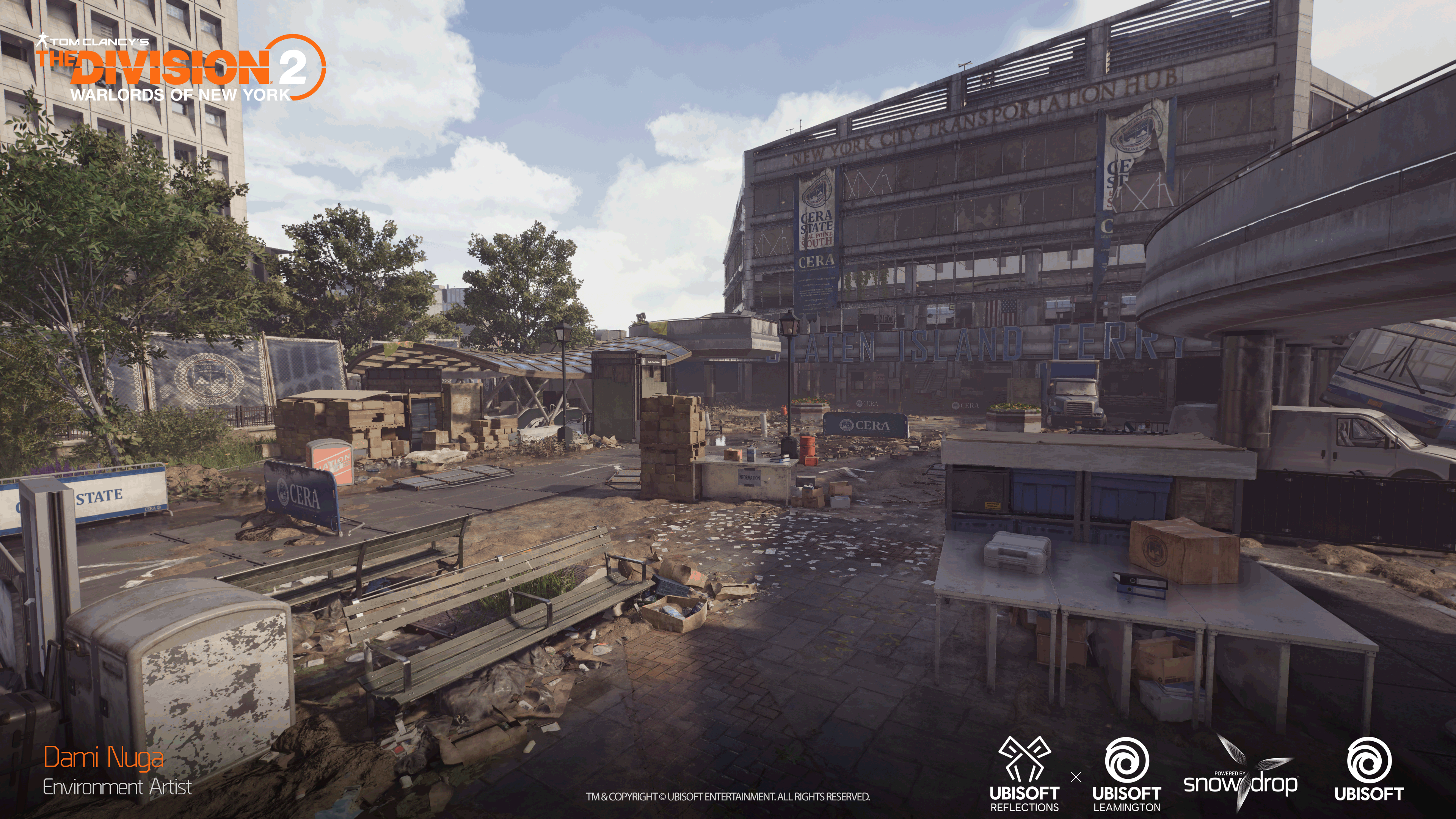 Artstation The Division 2 Warlords Of New York Liberty Island Mission Part 1 Dami Nuga