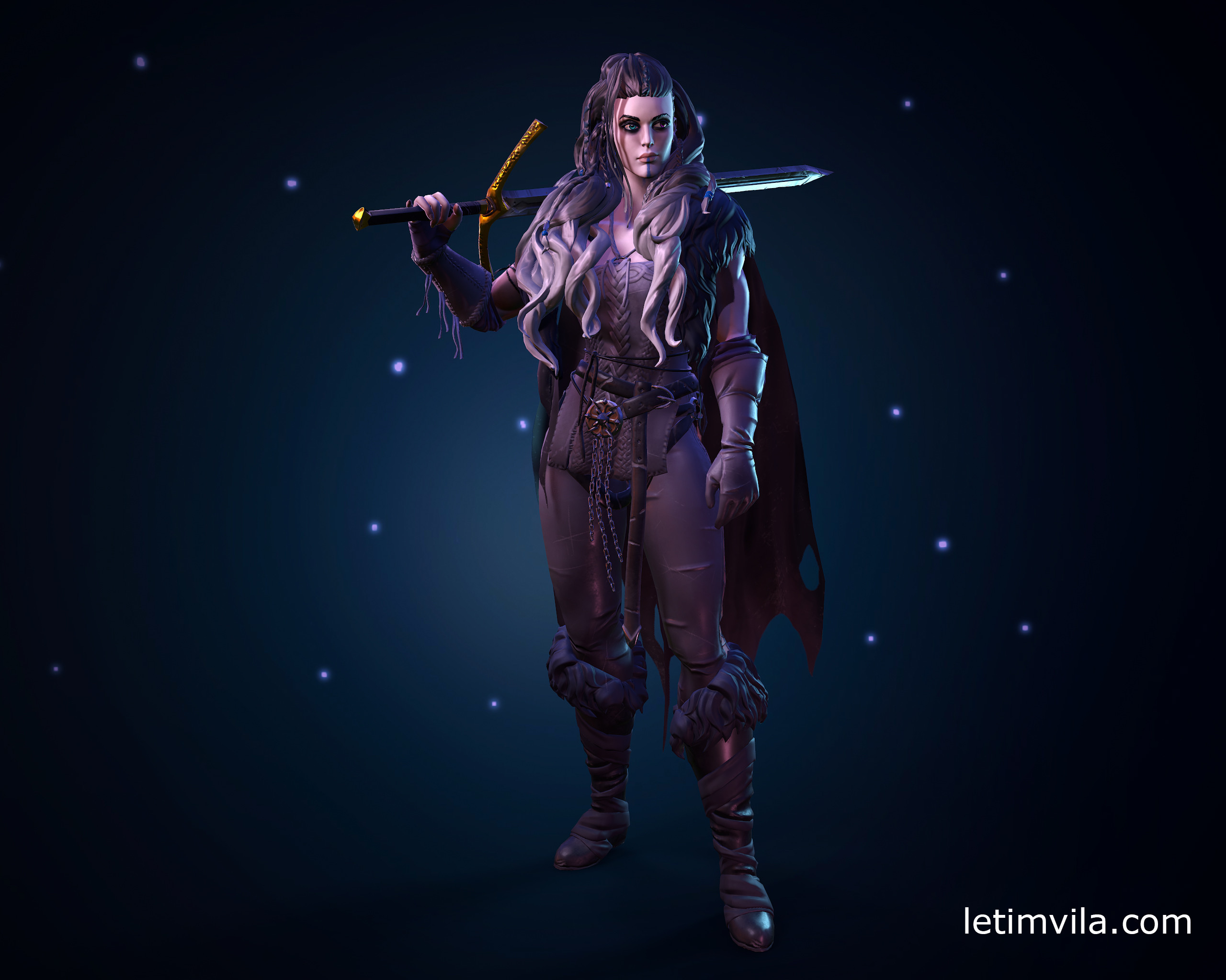 LetiMVila - Yasha Nydoorin from Critical Role (dynamic poses)