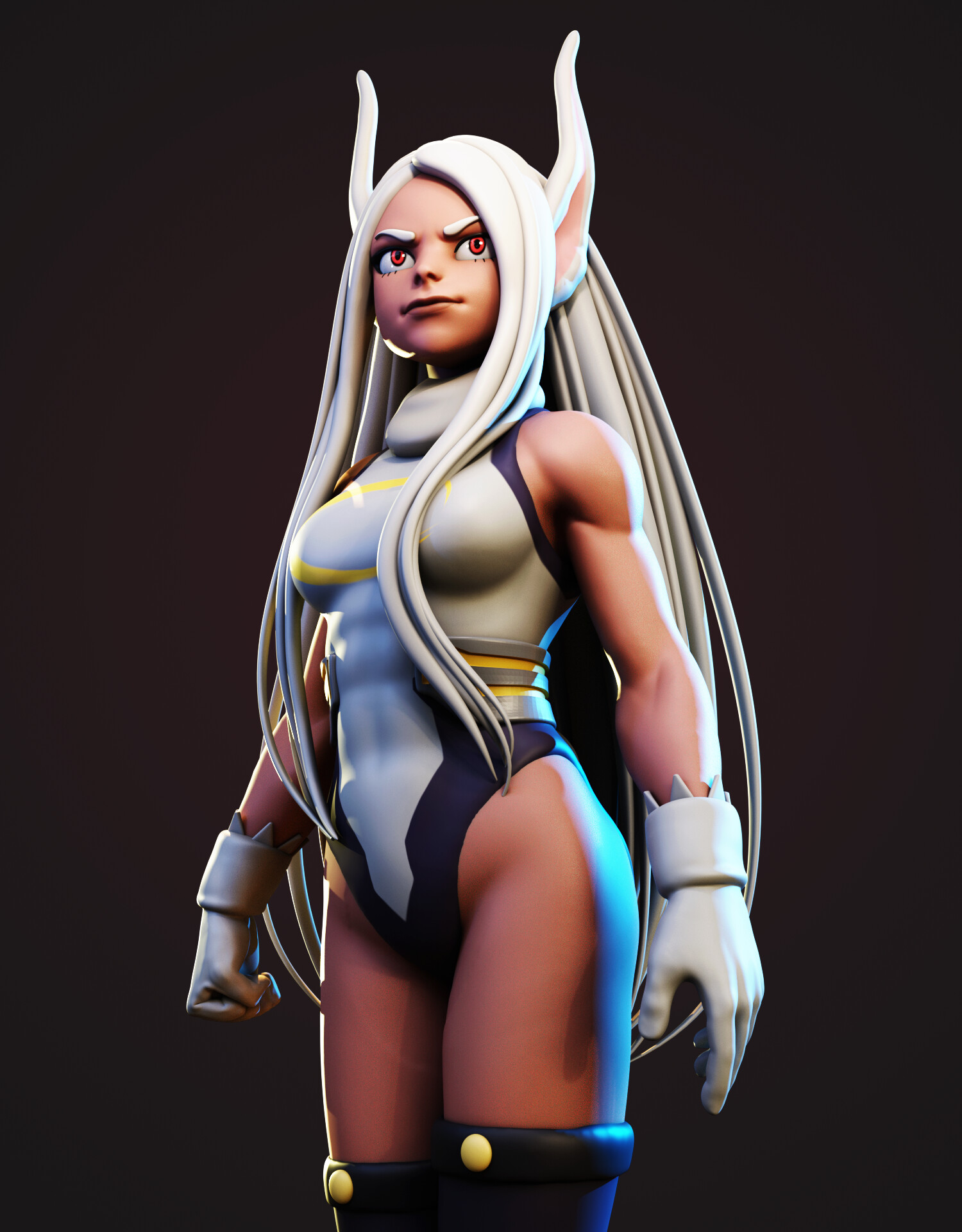 Artstation Rabbit Hero Mirko My Hero Academia Yan Sculpts