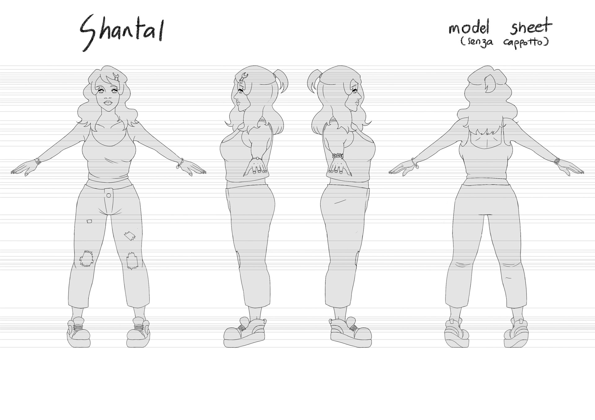 Felicia Salomone Character Design Exam Shantal