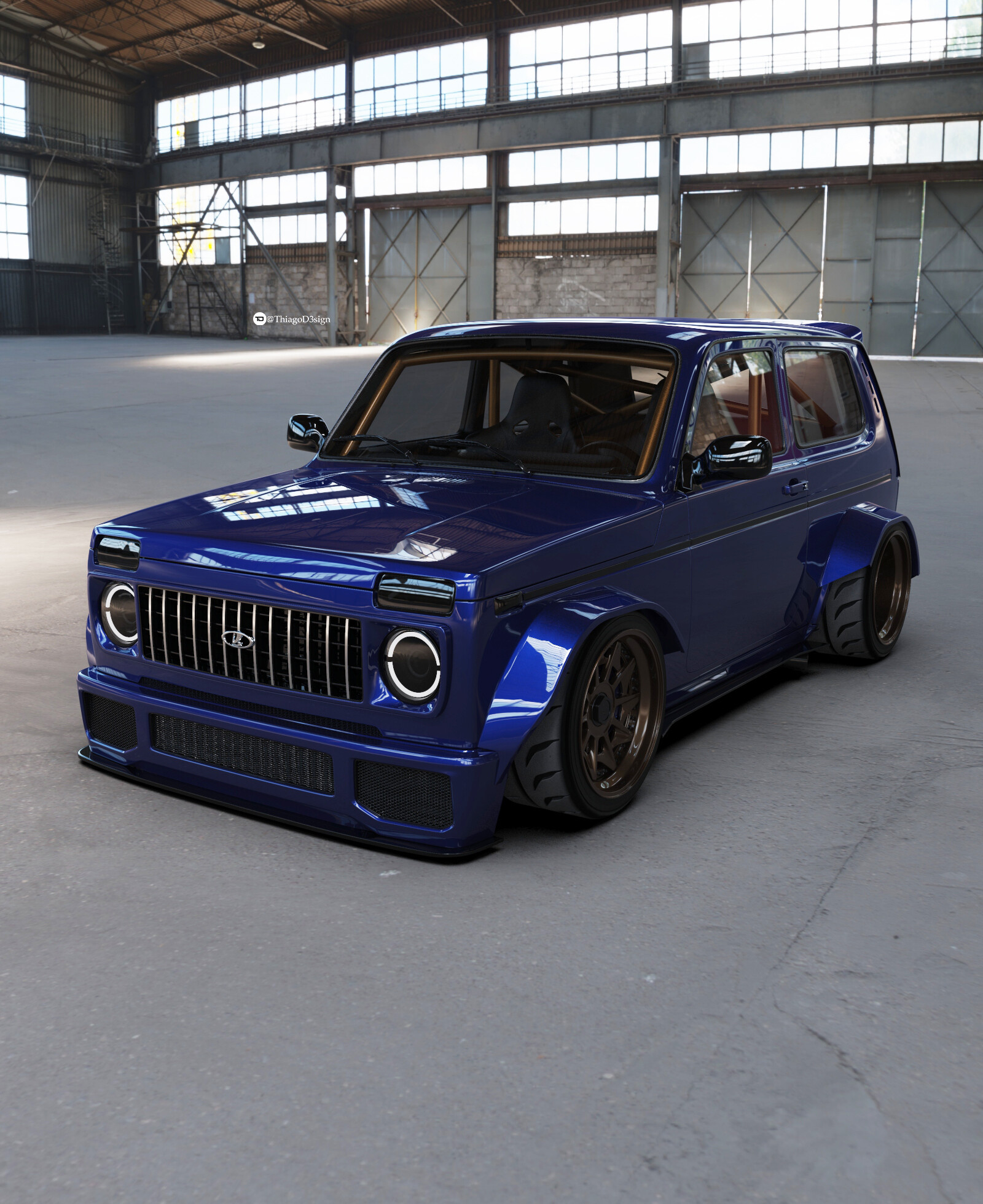 thiago d3sign lada niva bluekiller