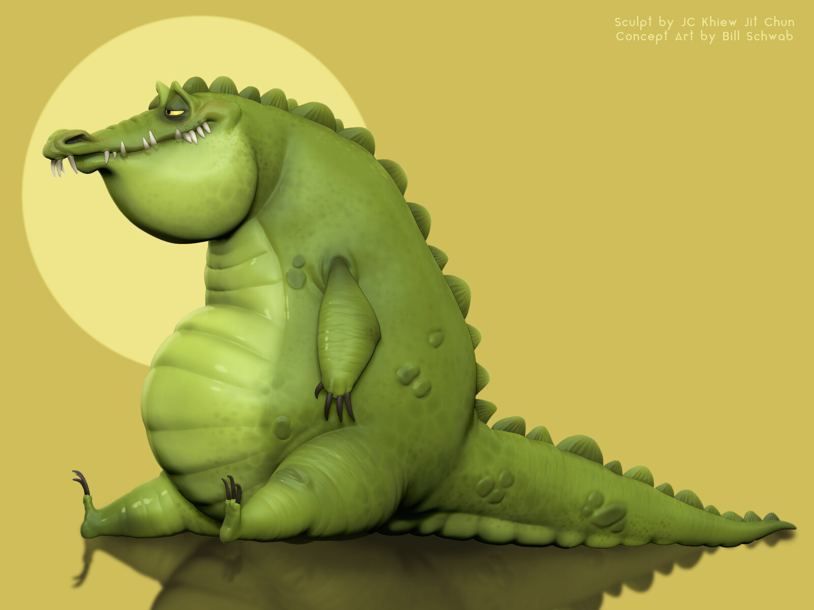 Zbrush sculpt based on concept by Bill Schwab. 