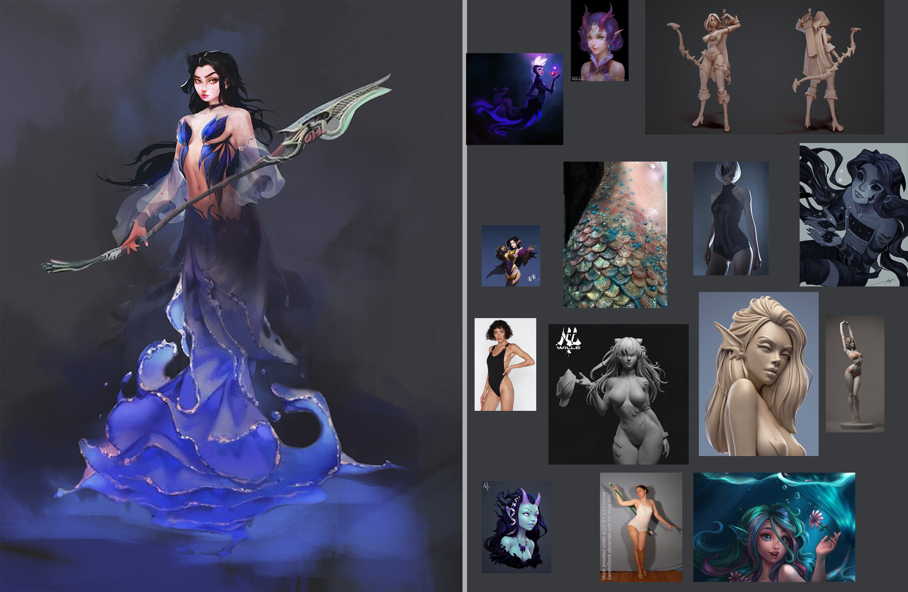 Anastasia Levchenko Mermaids are an aquatic sapient species that allegedly live on mermaid island. none